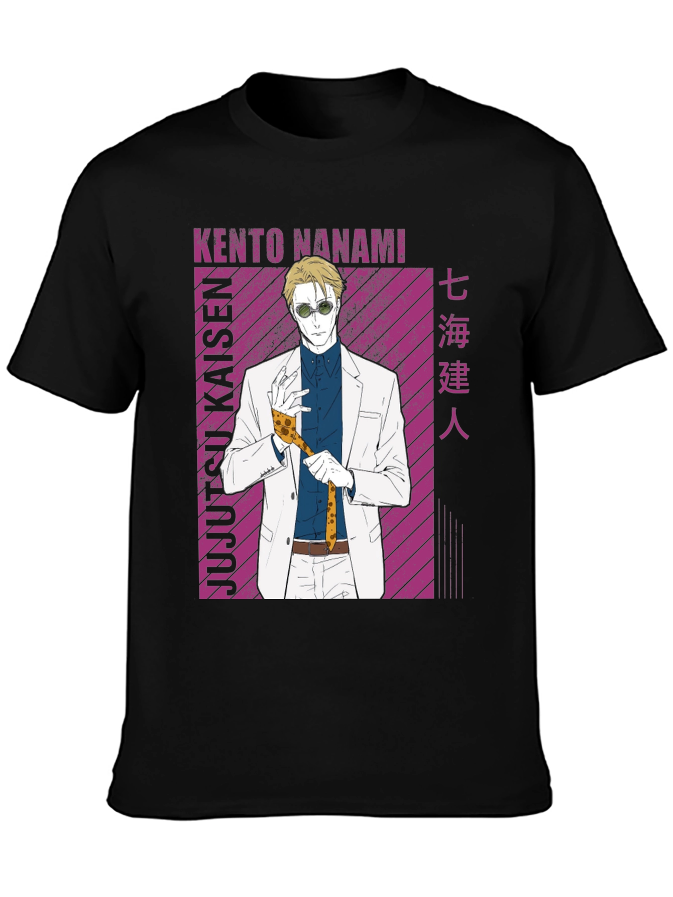 Kento Nanami Jujutsu Kaisen Black T-Shirt
