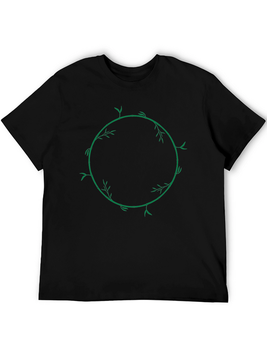 Bamboo Circle Graphic Tee - Stylish and Unique