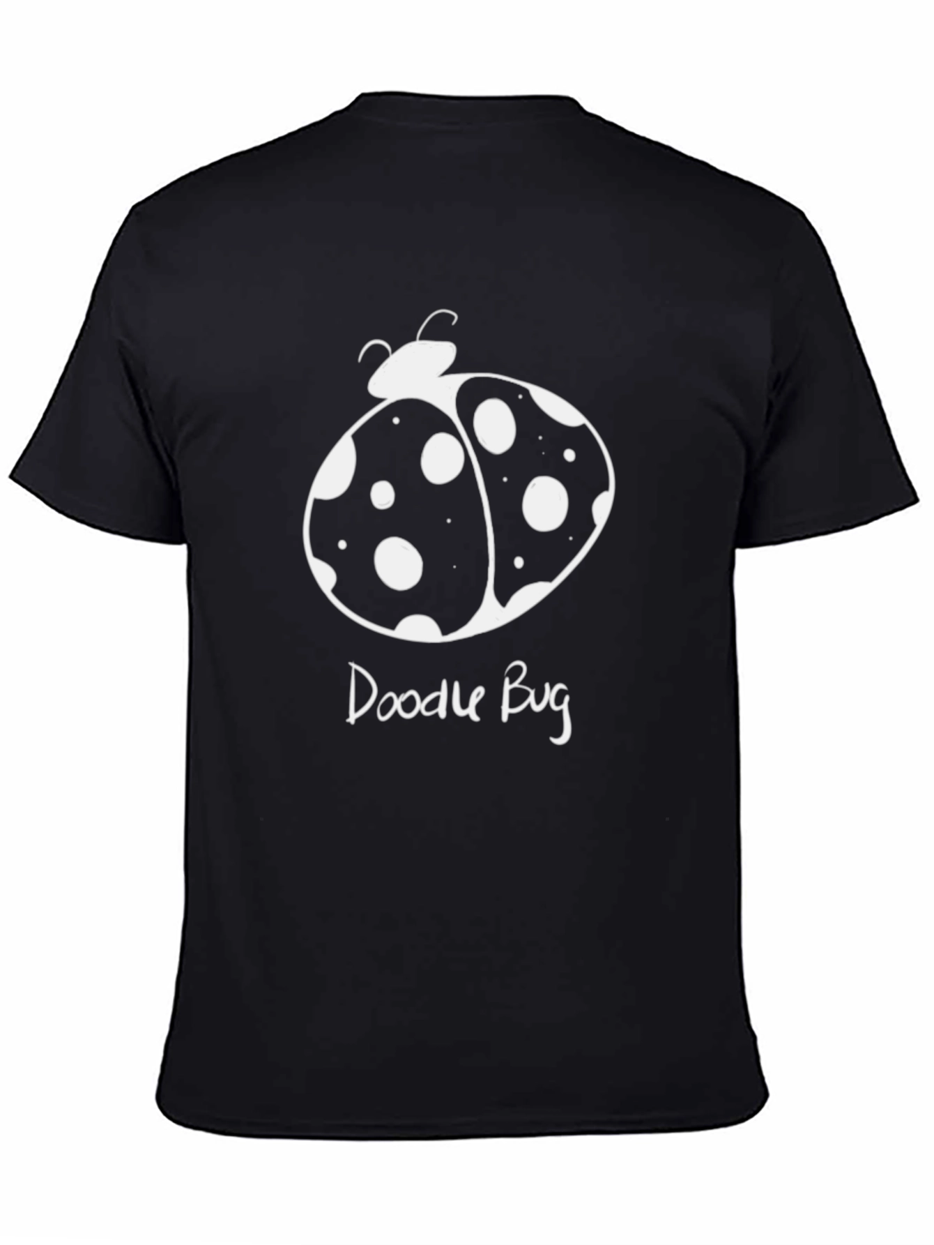 Doodle Bug Graphic Tee - Black Unisex T-Shirt