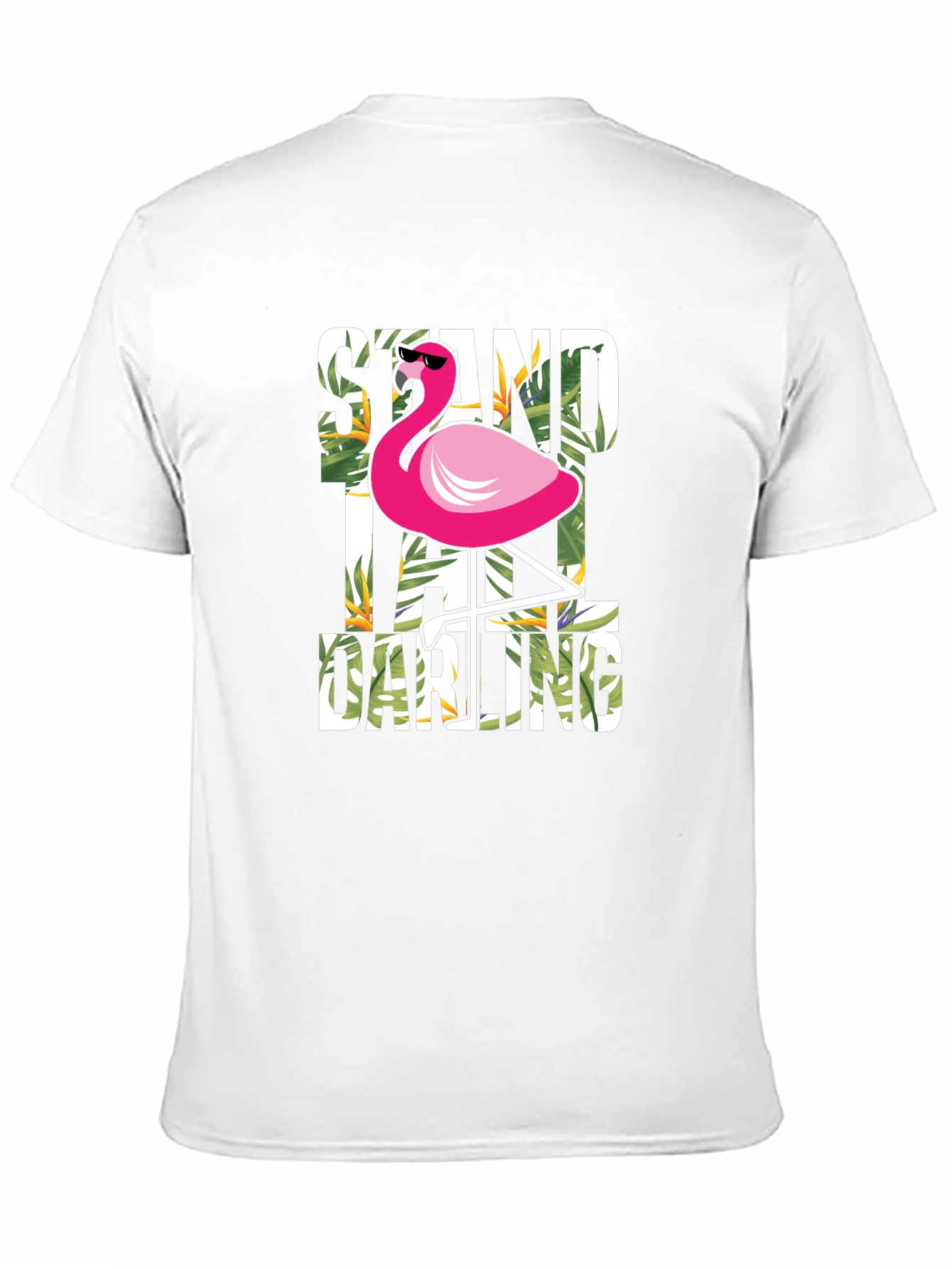 Stand Tall Darling Flamingo Graphic Tee