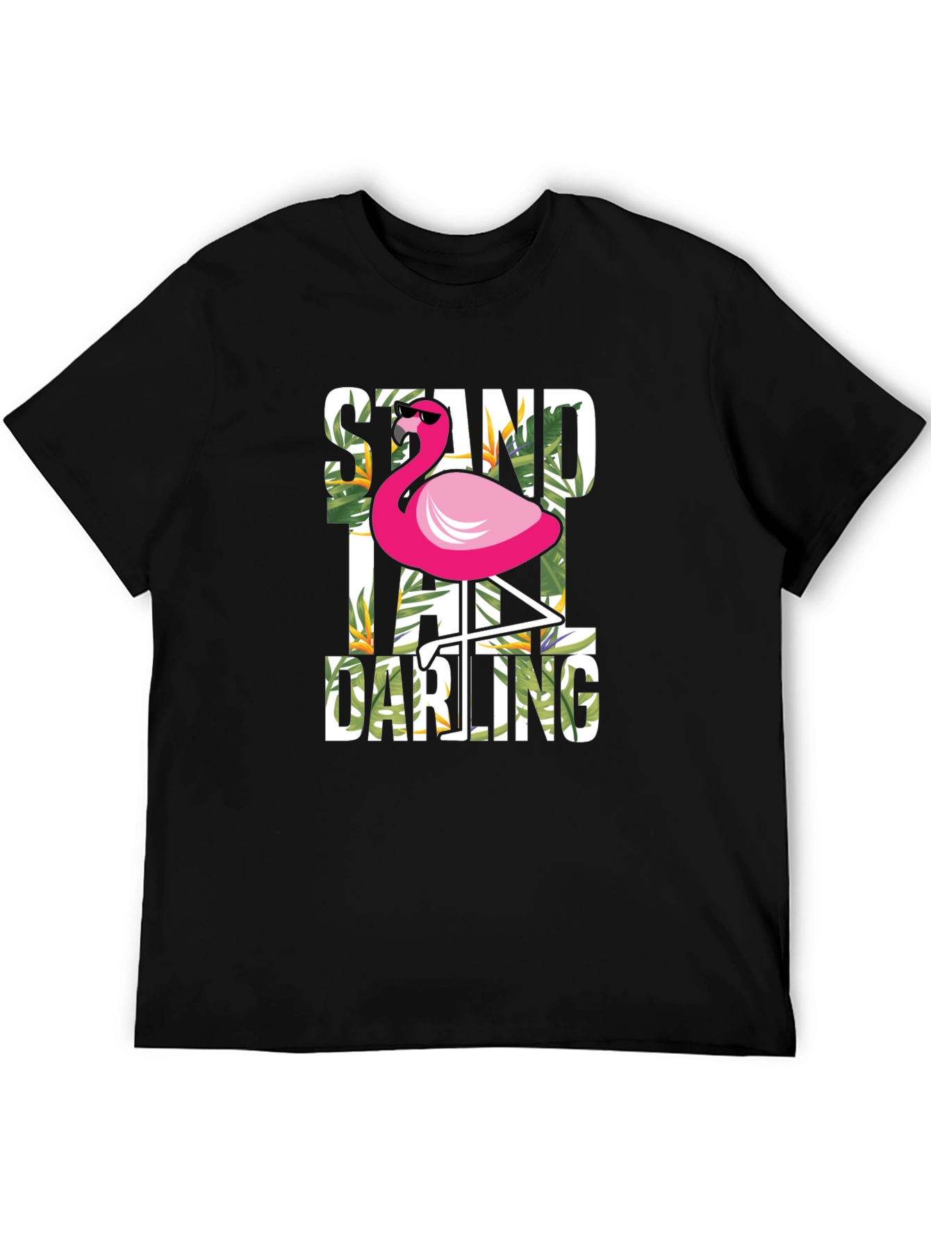 Stand Tall Darling Flamingo Graphic Tee