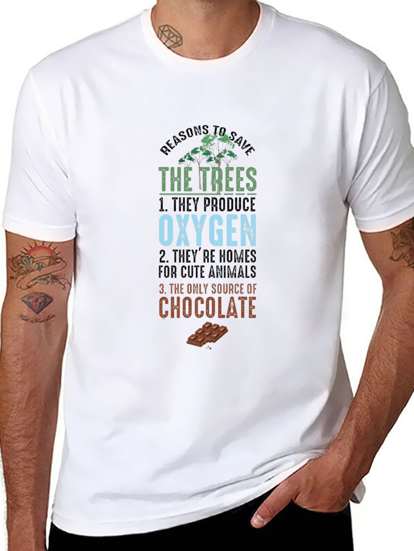Reasons To Save The Trees Funny T-Shirt
