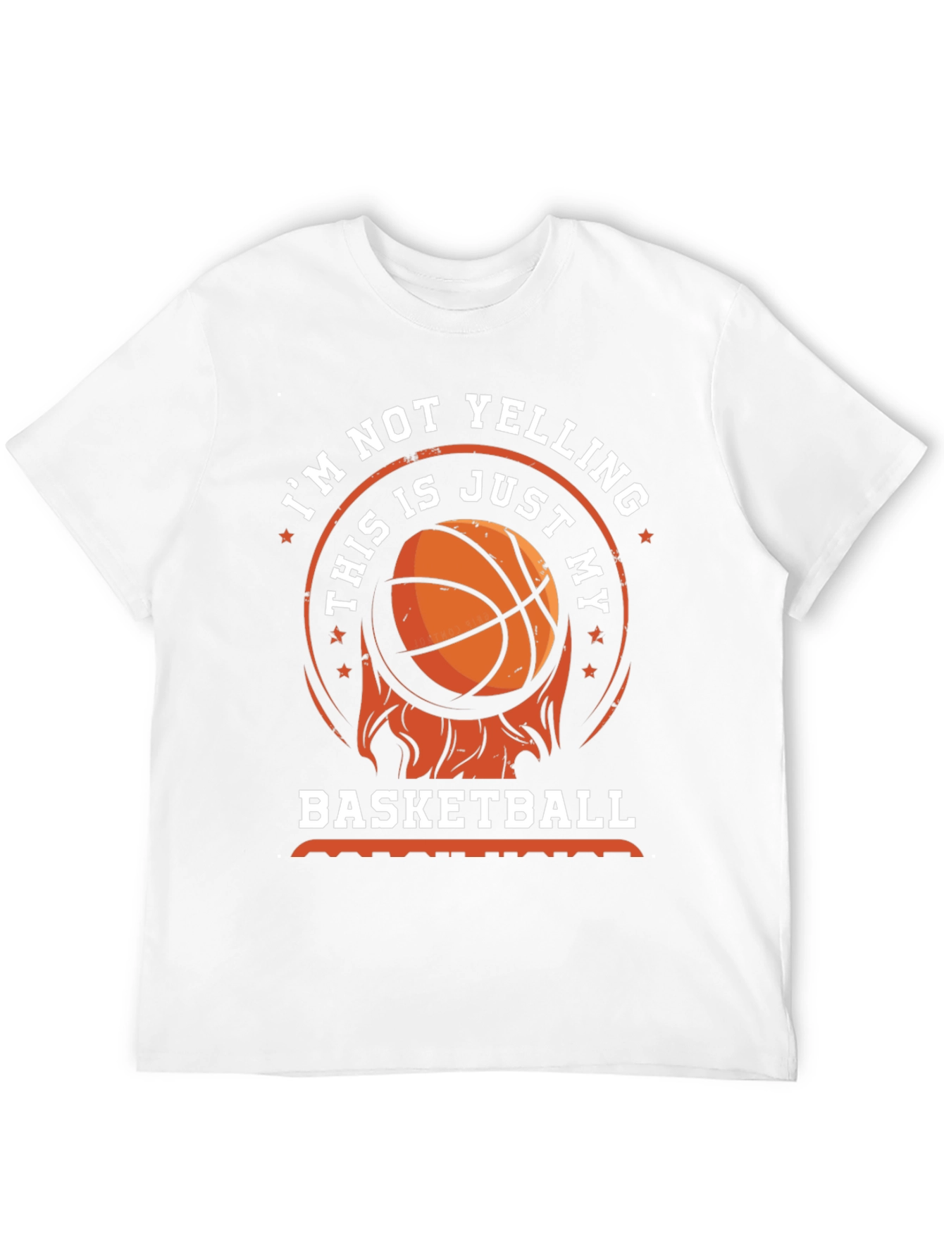 Basketball T-Shirt - Im Not Yelling