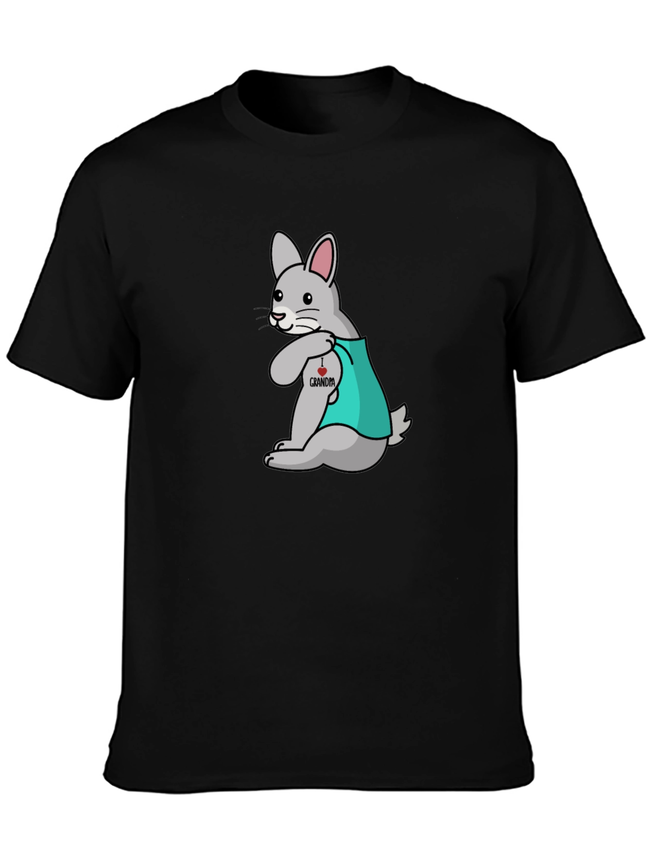 Grandma Tattoo Rabbit Graphic Tee