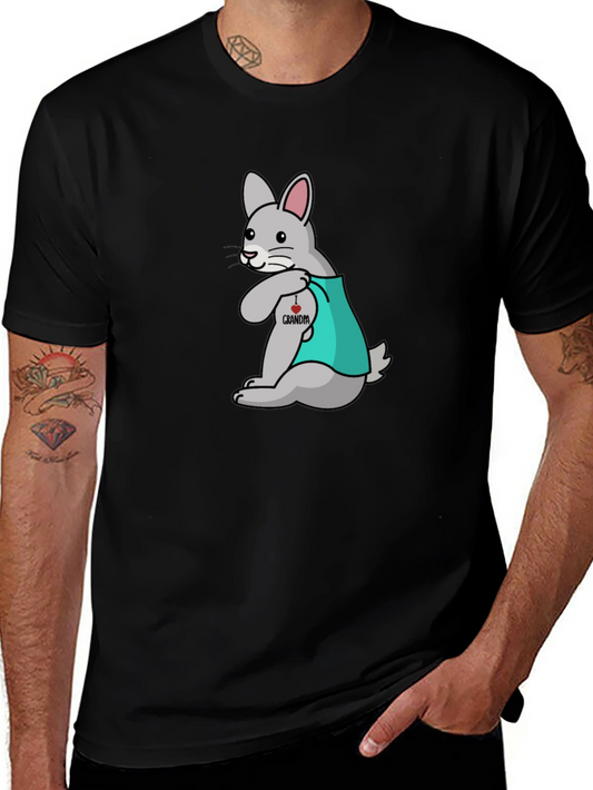 Grandma Tattoo Rabbit Graphic Tee