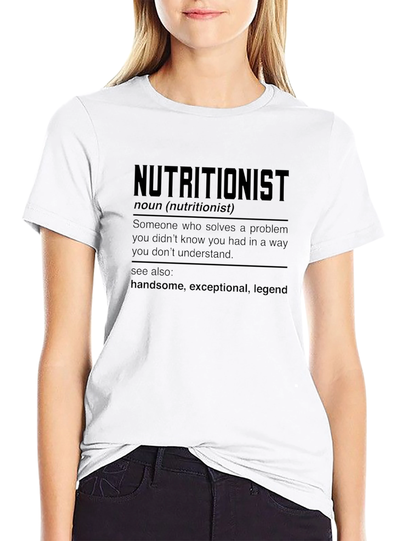 Nutritionist Definition T-Shirt - Gift for Dietitians