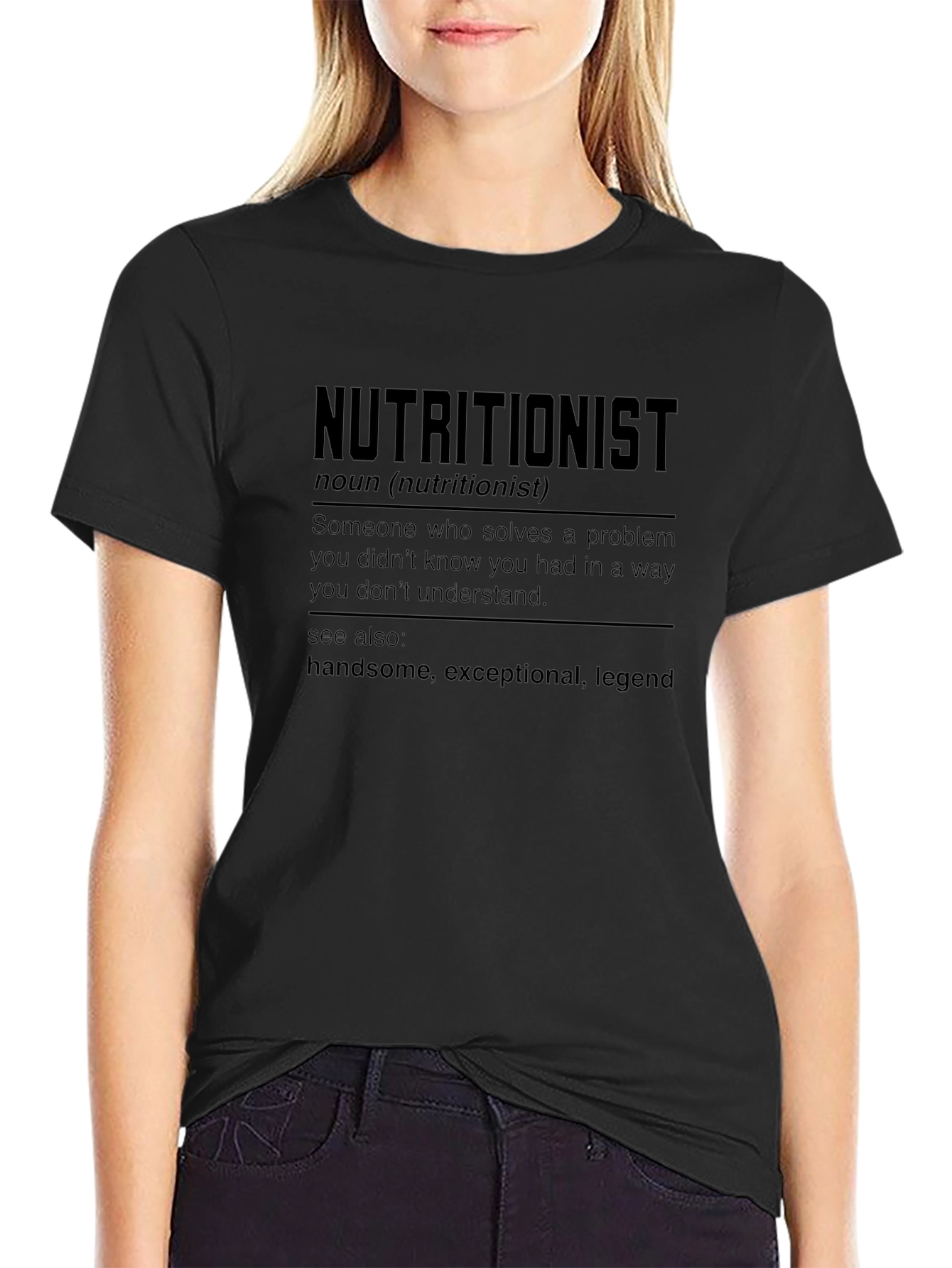 Nutritionist Definition T-Shirt - Gift for Dietitians