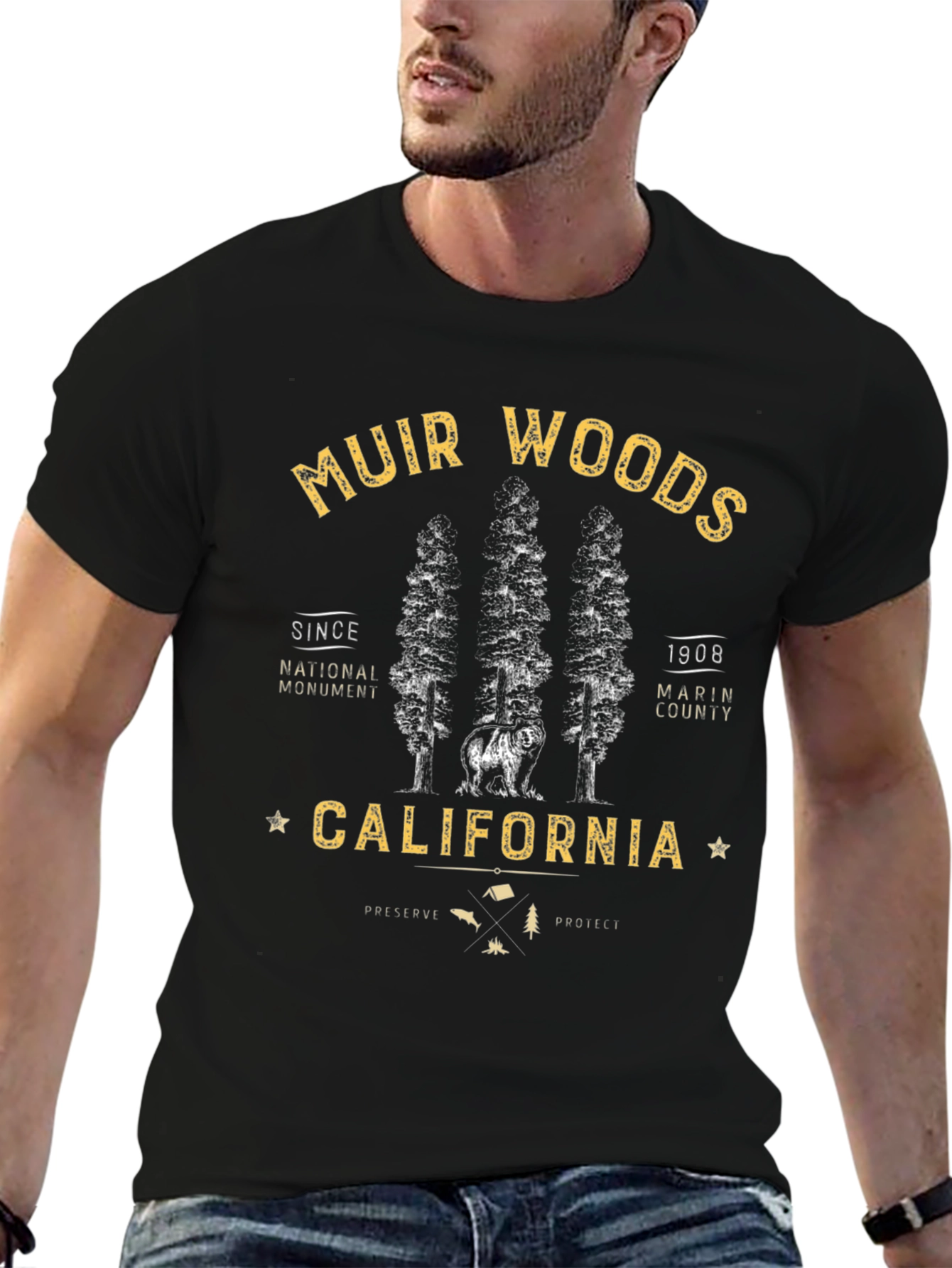 Muir Woods California T-Shirt National Monument Tee