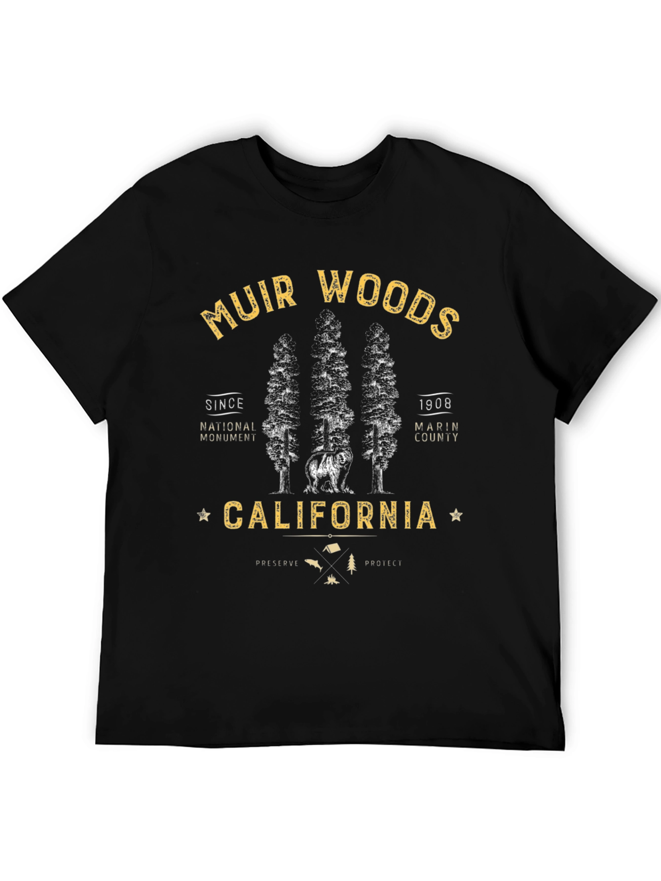 Muir Woods California T-Shirt National Monument Tee