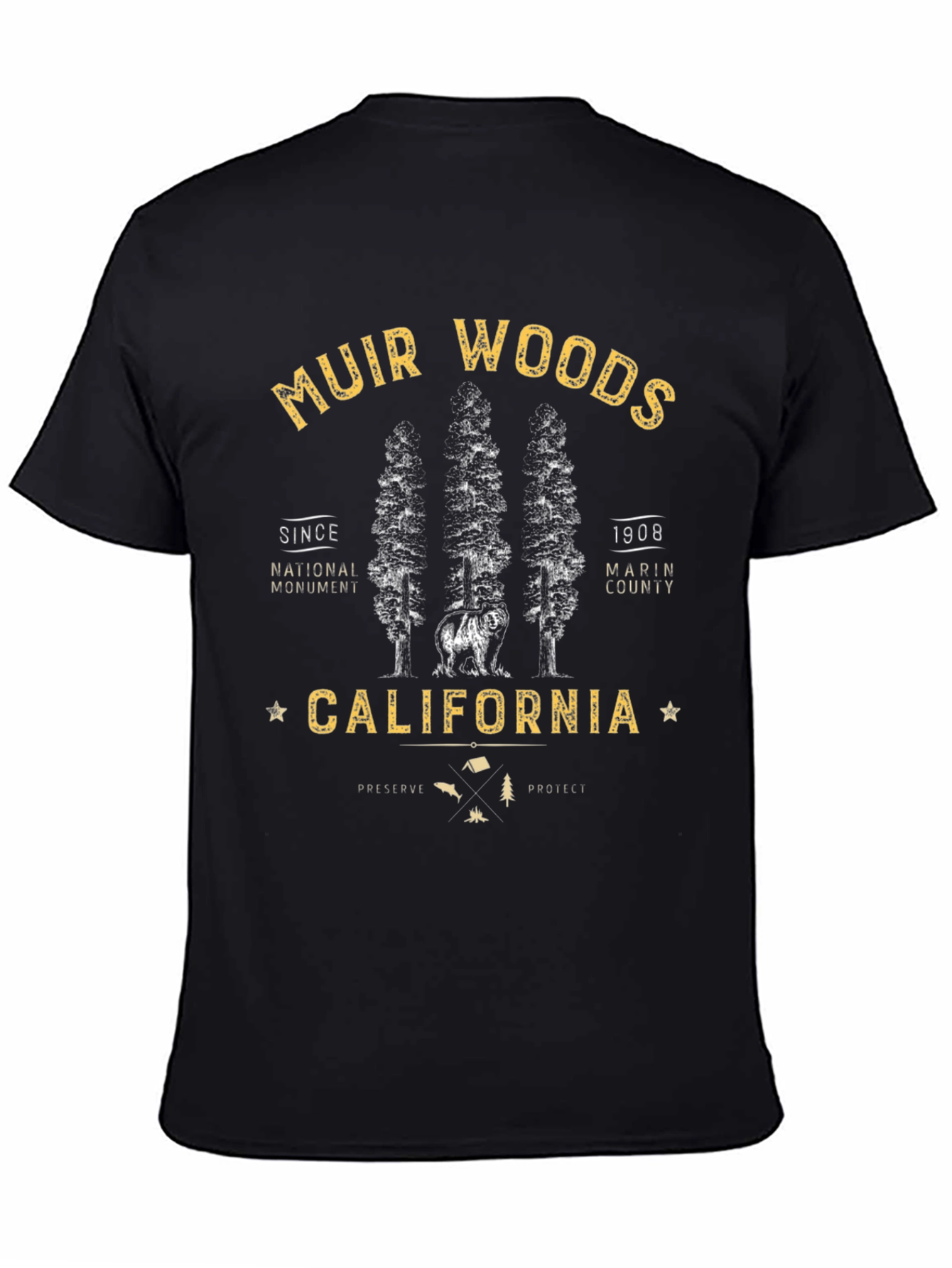Muir Woods California T-Shirt National Monument Tee