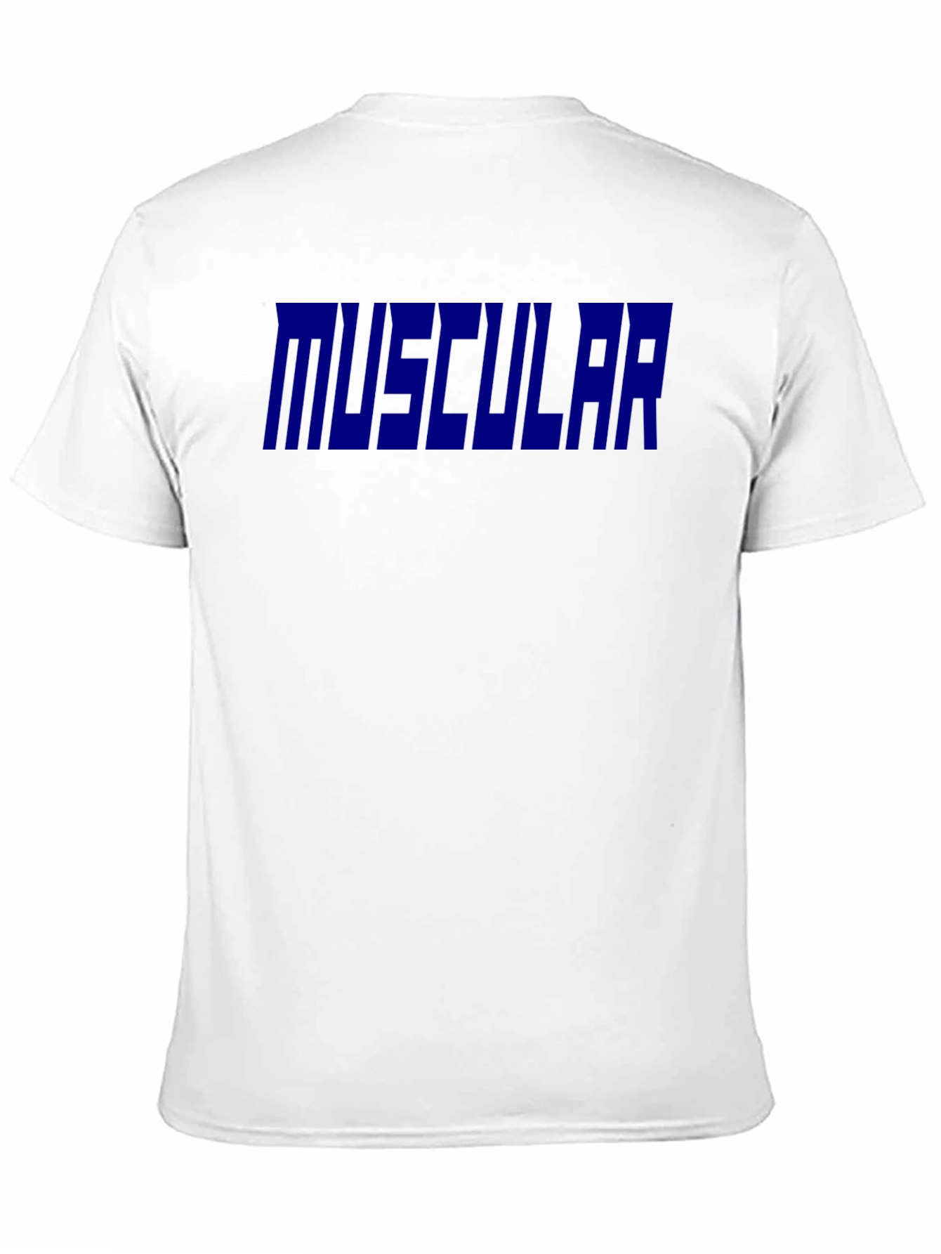 Muscular Graphic T-Shirt - Black Bold Print