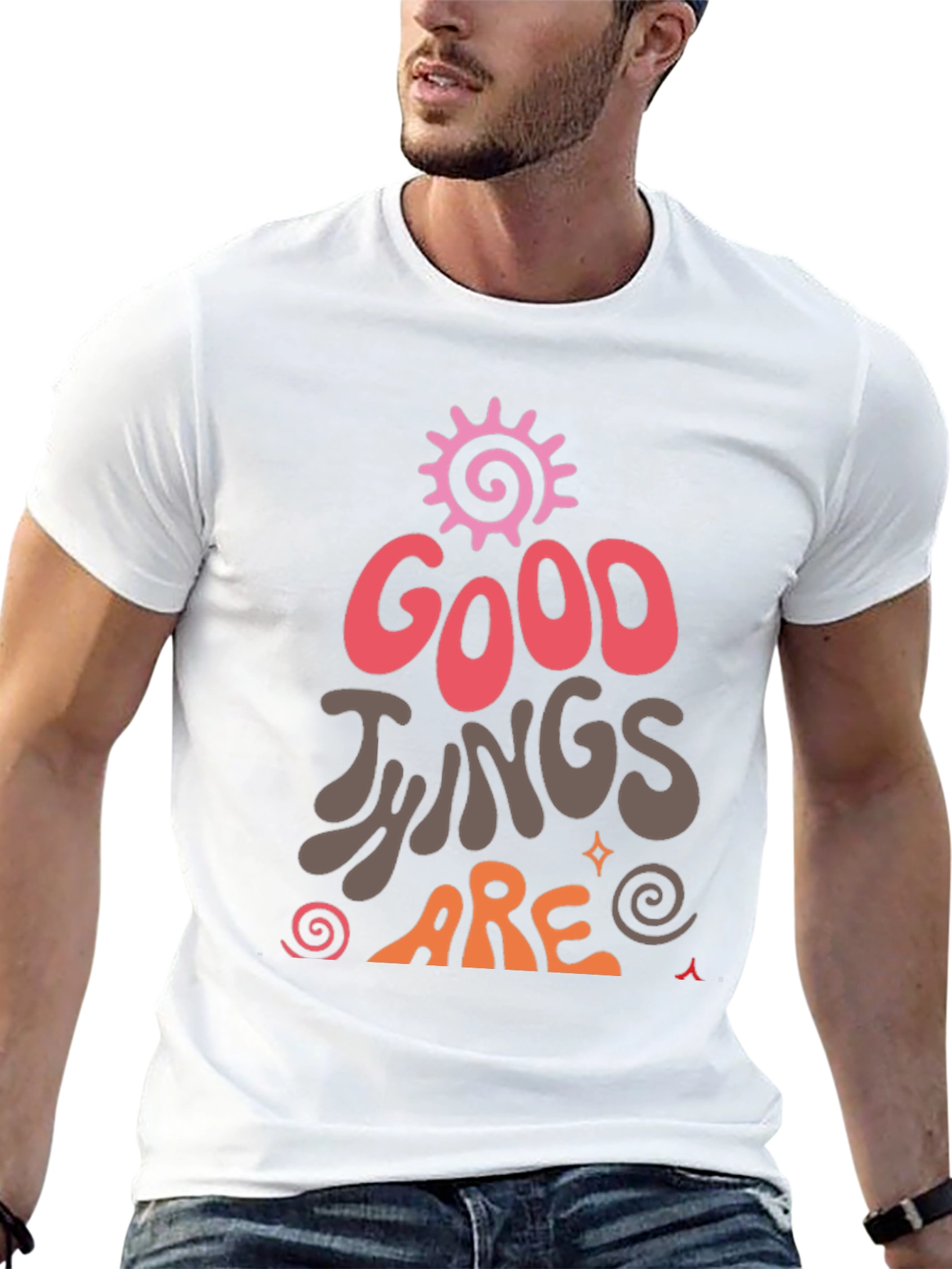 Good Things Graphic Tee - Black Casual Shirt