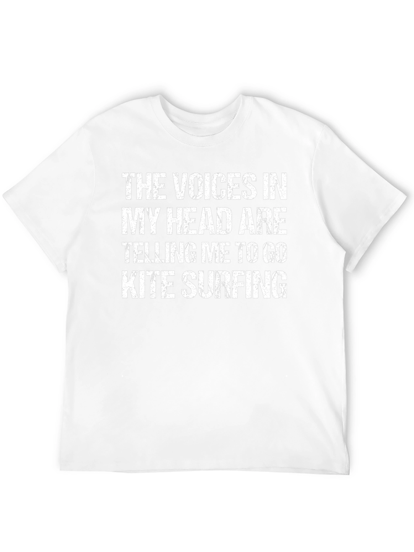 Kite Surfing Voices Graphic Tee - Funny Surfer T-Shirt