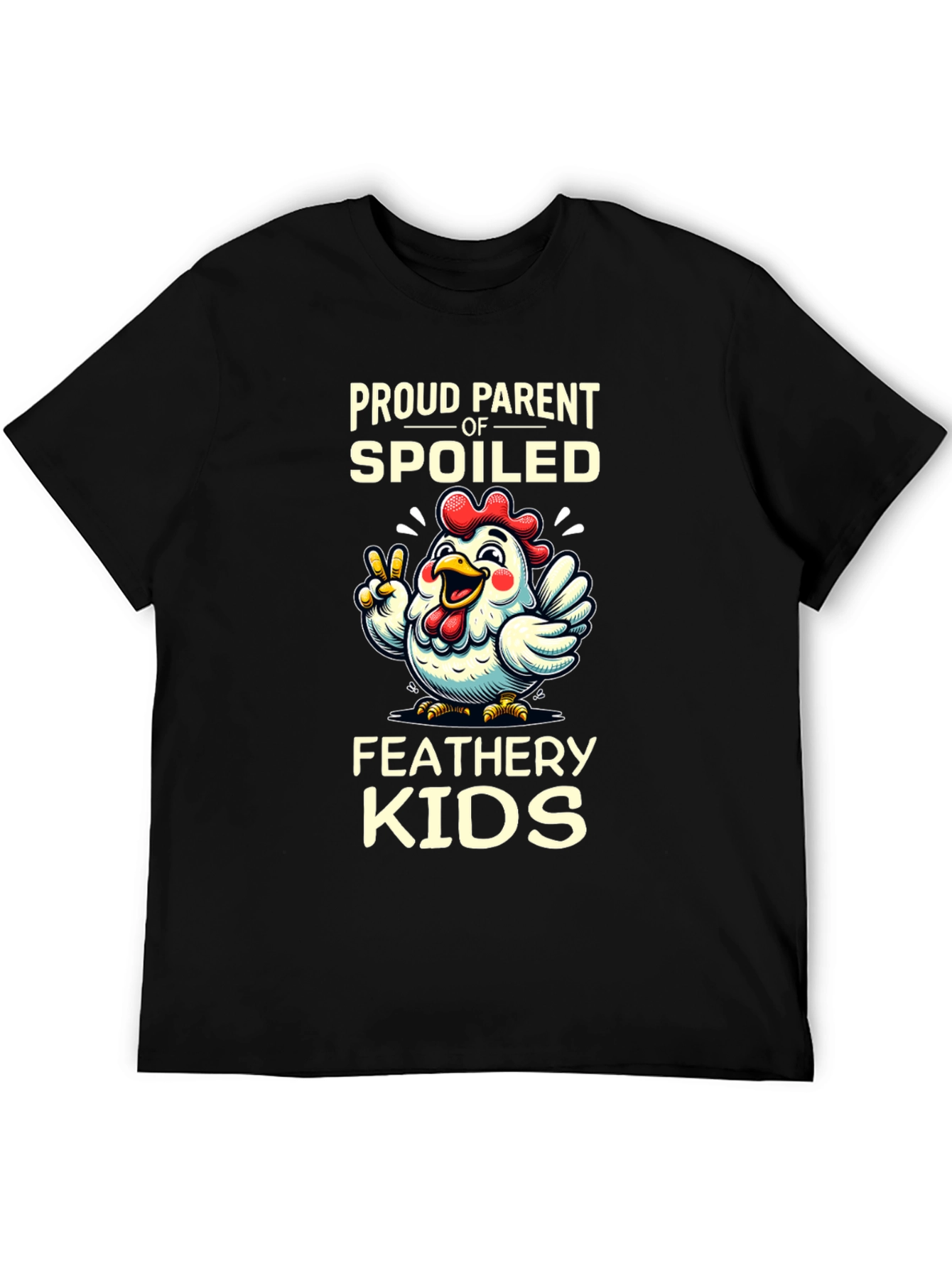 Spoiled Feathery Kids Chicken T-Shirt