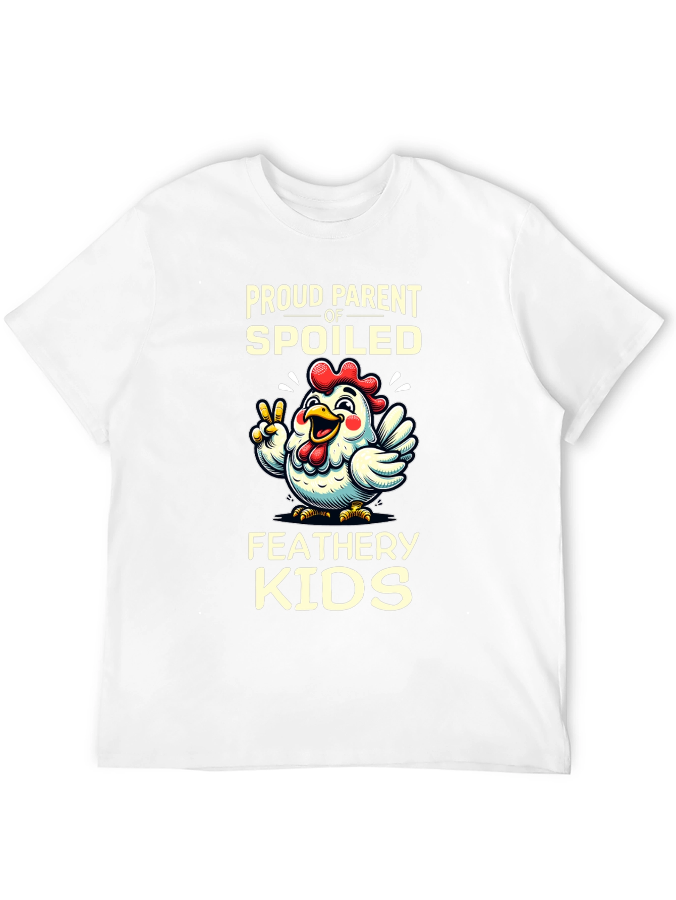 Spoiled Feathery Kids Chicken T-Shirt