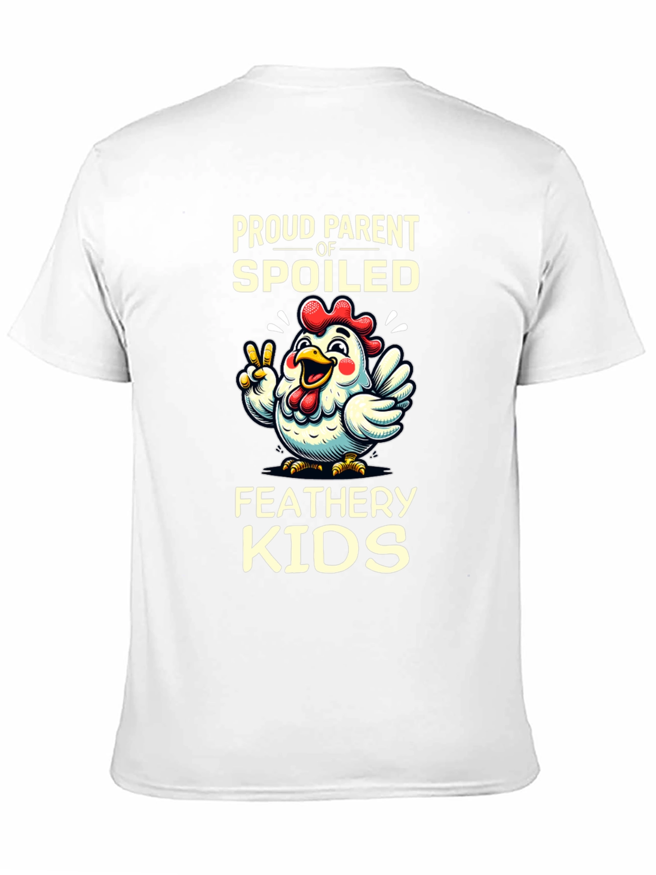 Spoiled Feathery Kids Chicken T-Shirt