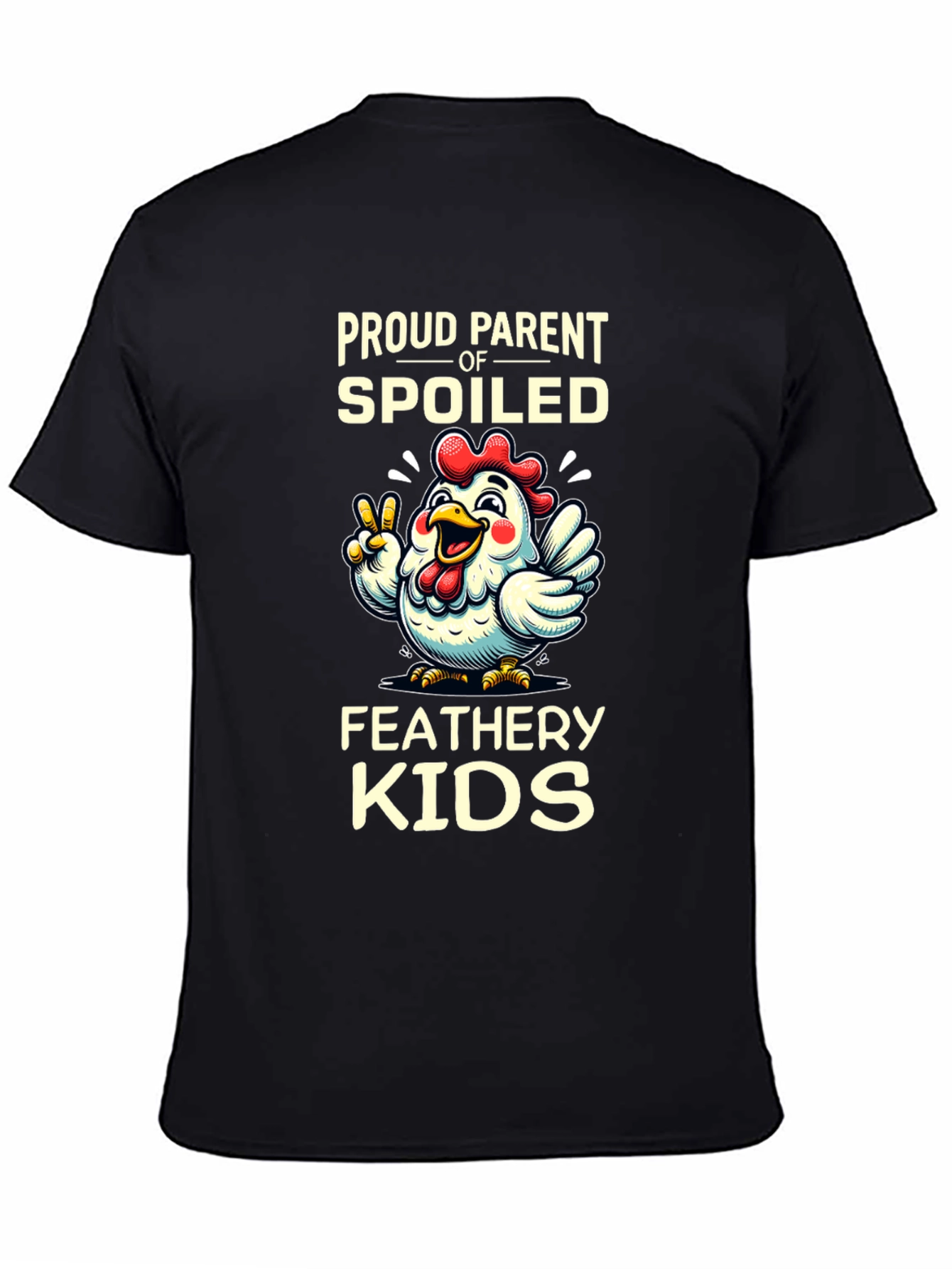 Spoiled Feathery Kids Chicken T-Shirt