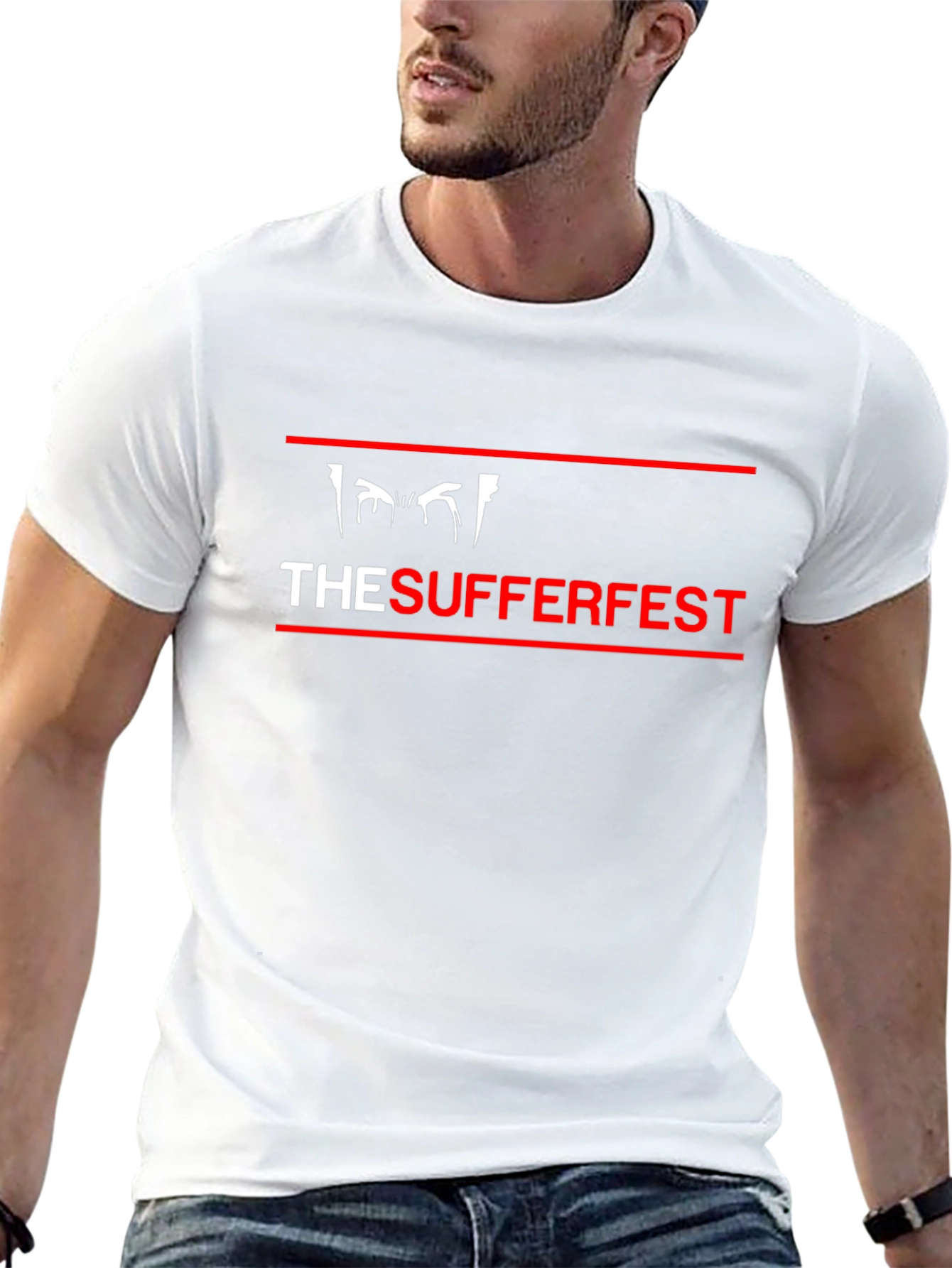 The Sufferfest Graphic Tee - Black Cotton Blend
