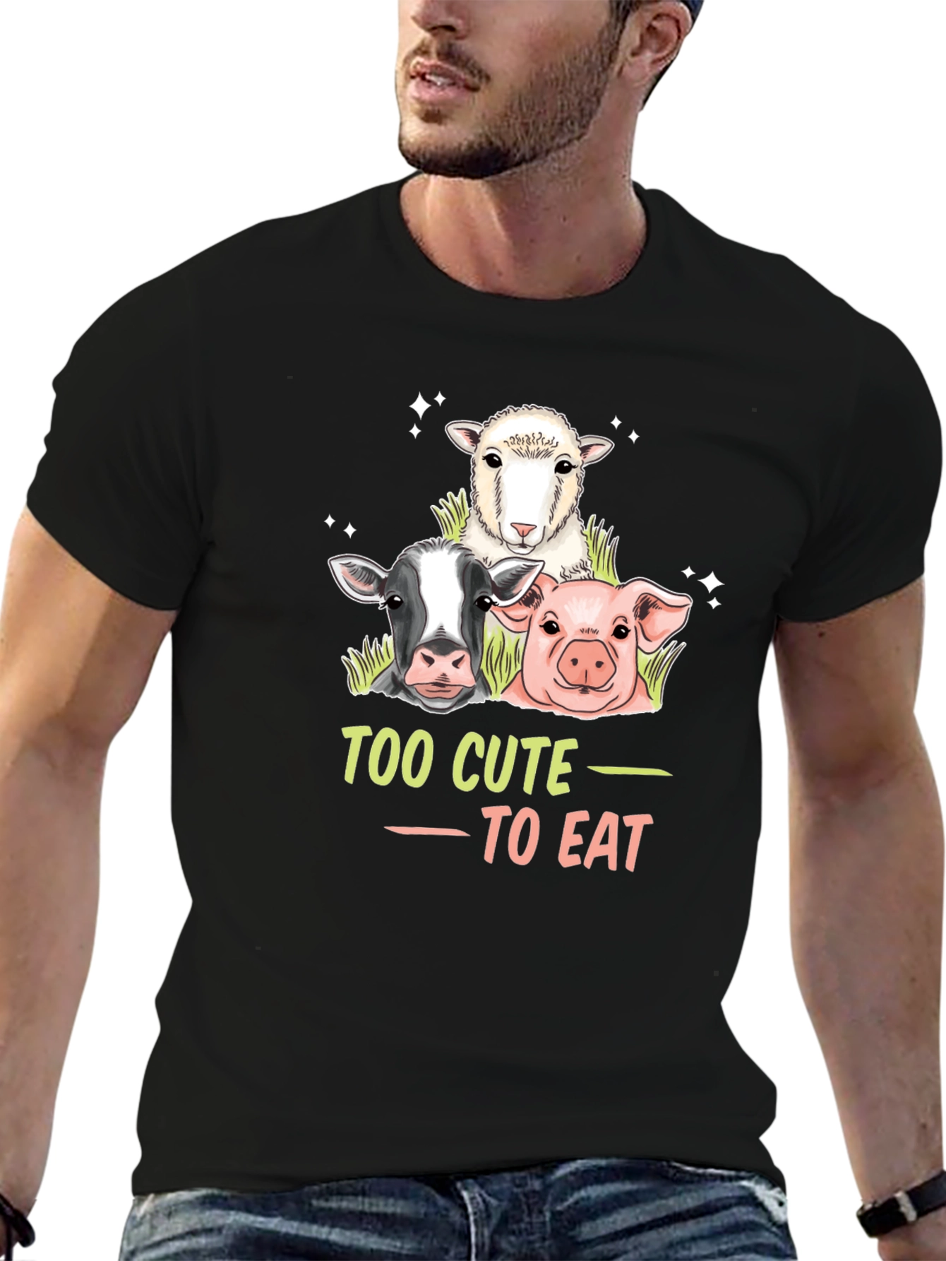 Too Cute to Eat Vegan T-Shirt