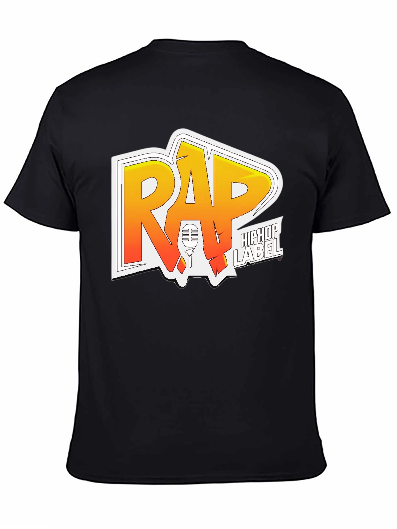 Rap HipHop Label Graphic T-Shirt
