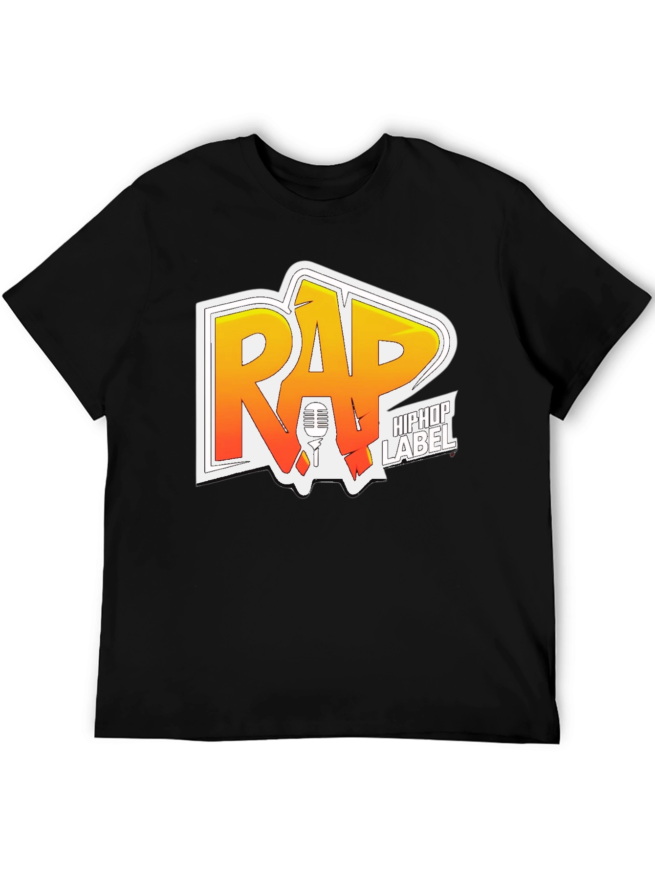 Rap HipHop Label Graphic T-Shirt
