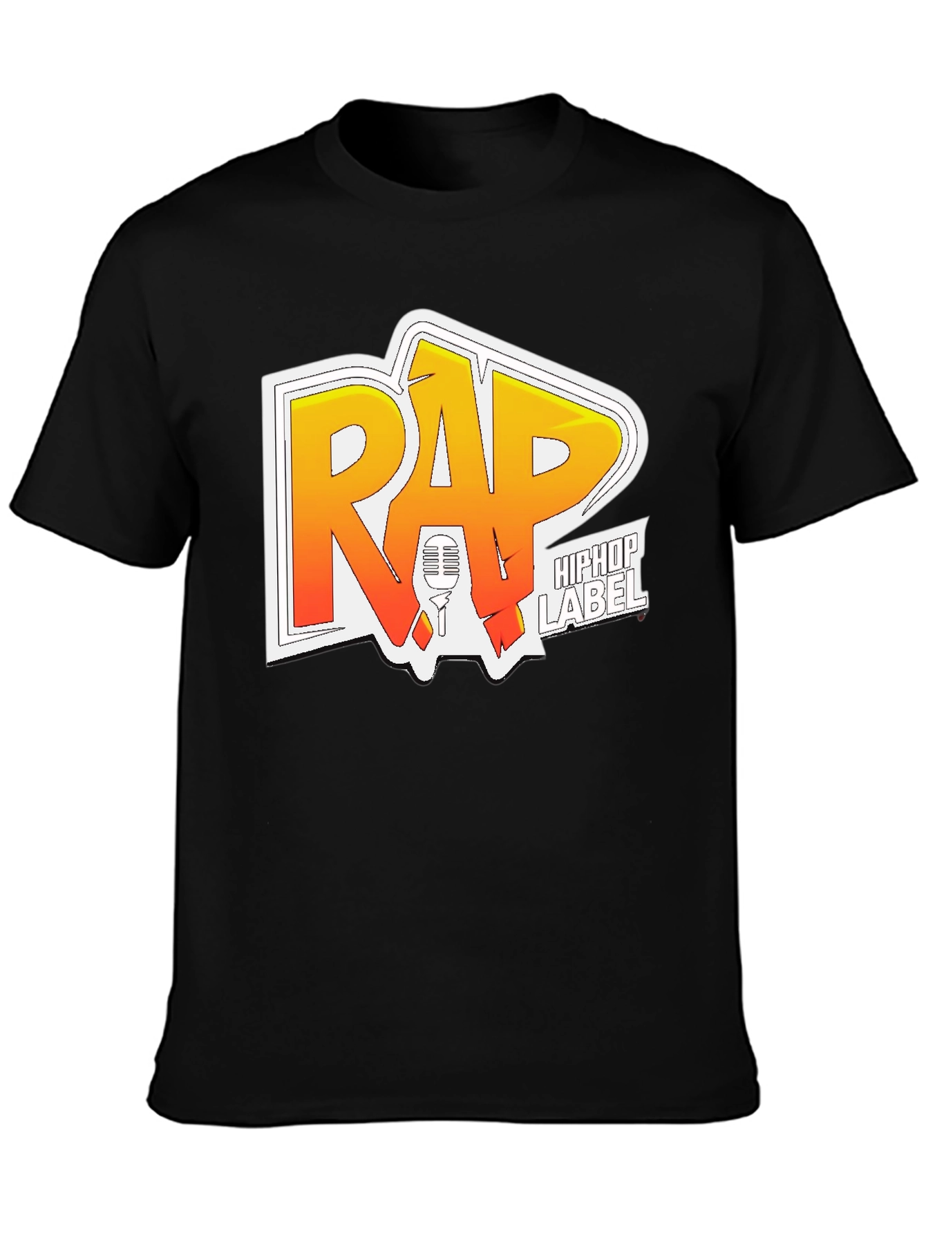 Rap HipHop Label Graphic T-Shirt