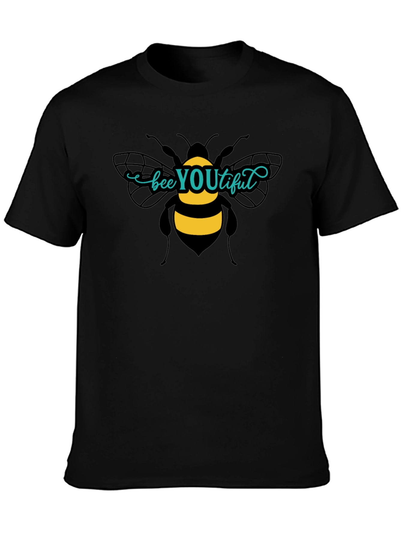 Bee YOUtiful Black Graphic T-Shirt