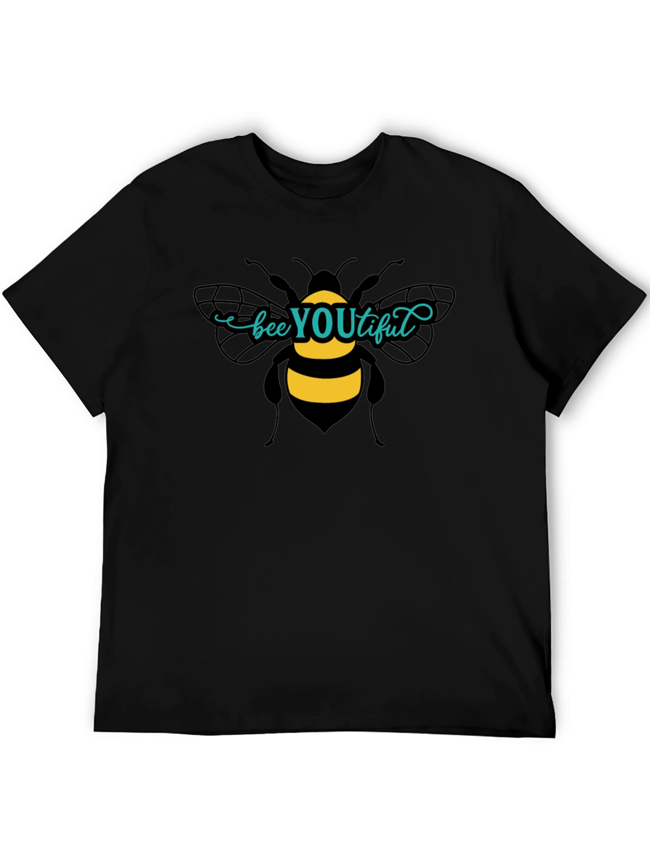 Bee YOUtiful Black Graphic T-Shirt