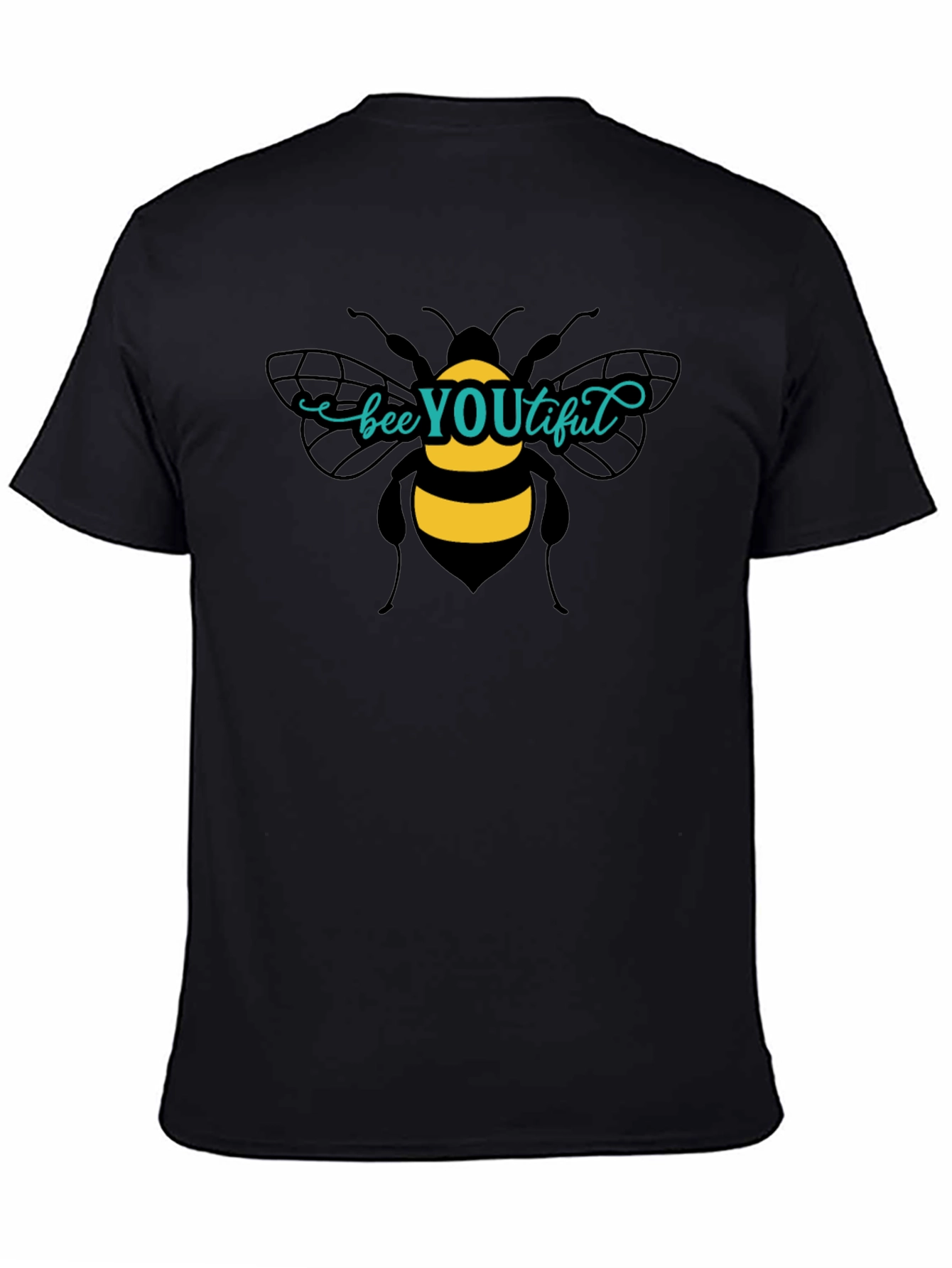 Bee YOUtiful Black Graphic T-Shirt