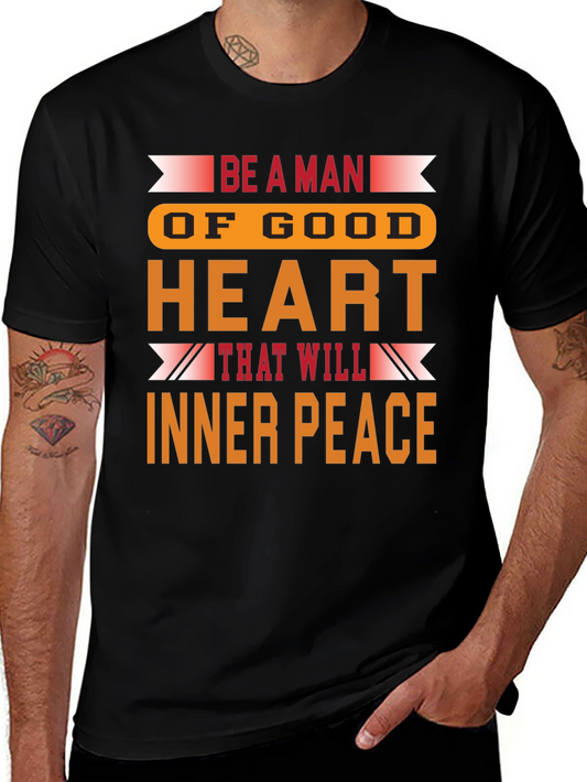 Be a Man T-Shirt: Inner Peace Design