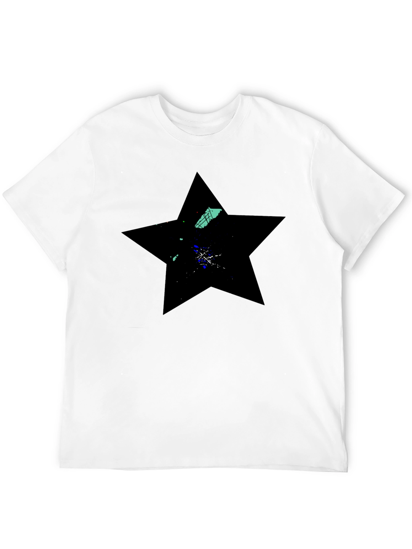 Black Star Graphic Tee - Modern Casual Wear