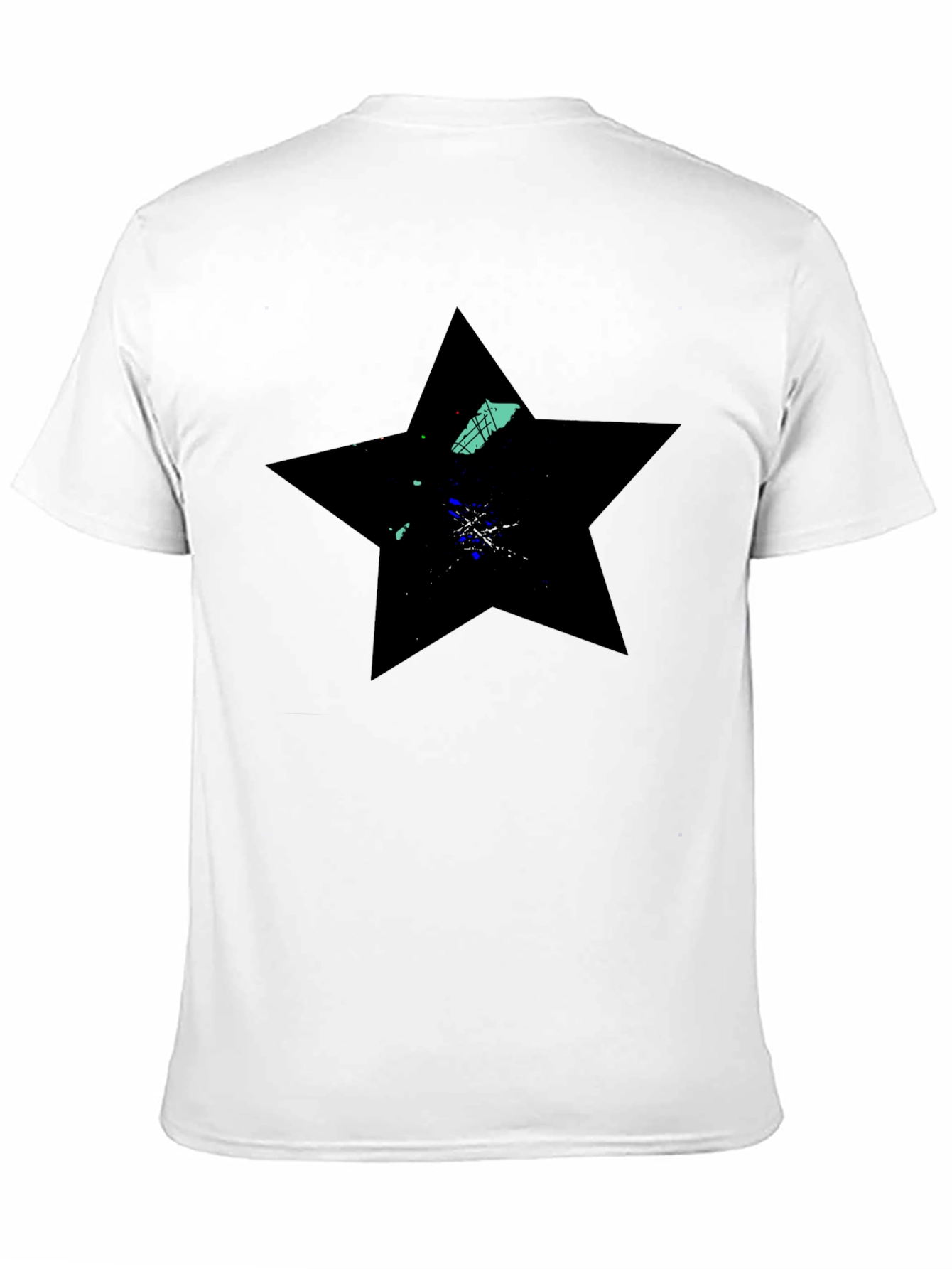 Black Star Graphic Tee - Modern Casual Wear