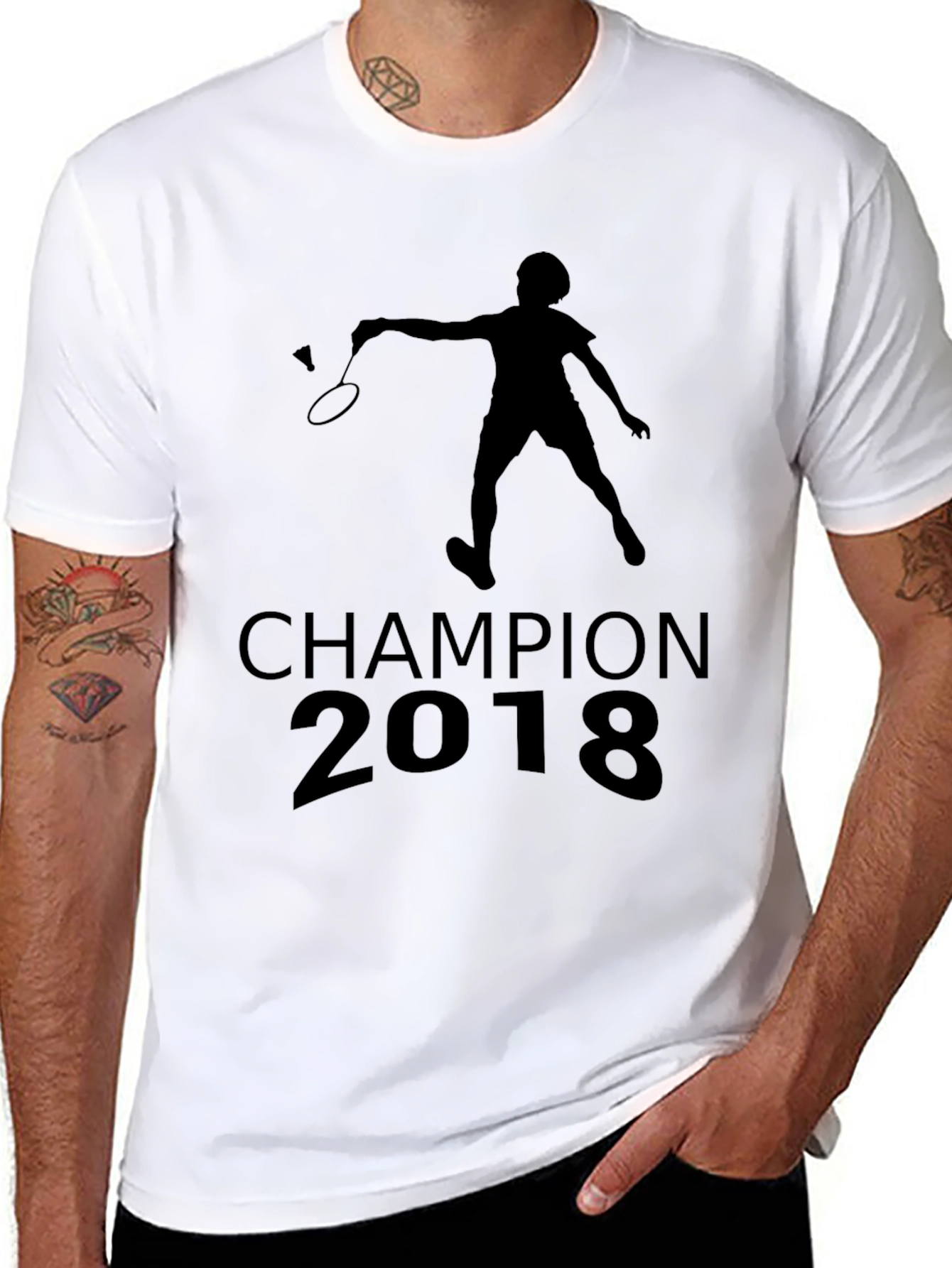 Champion 2018 Badminton T-Shirt