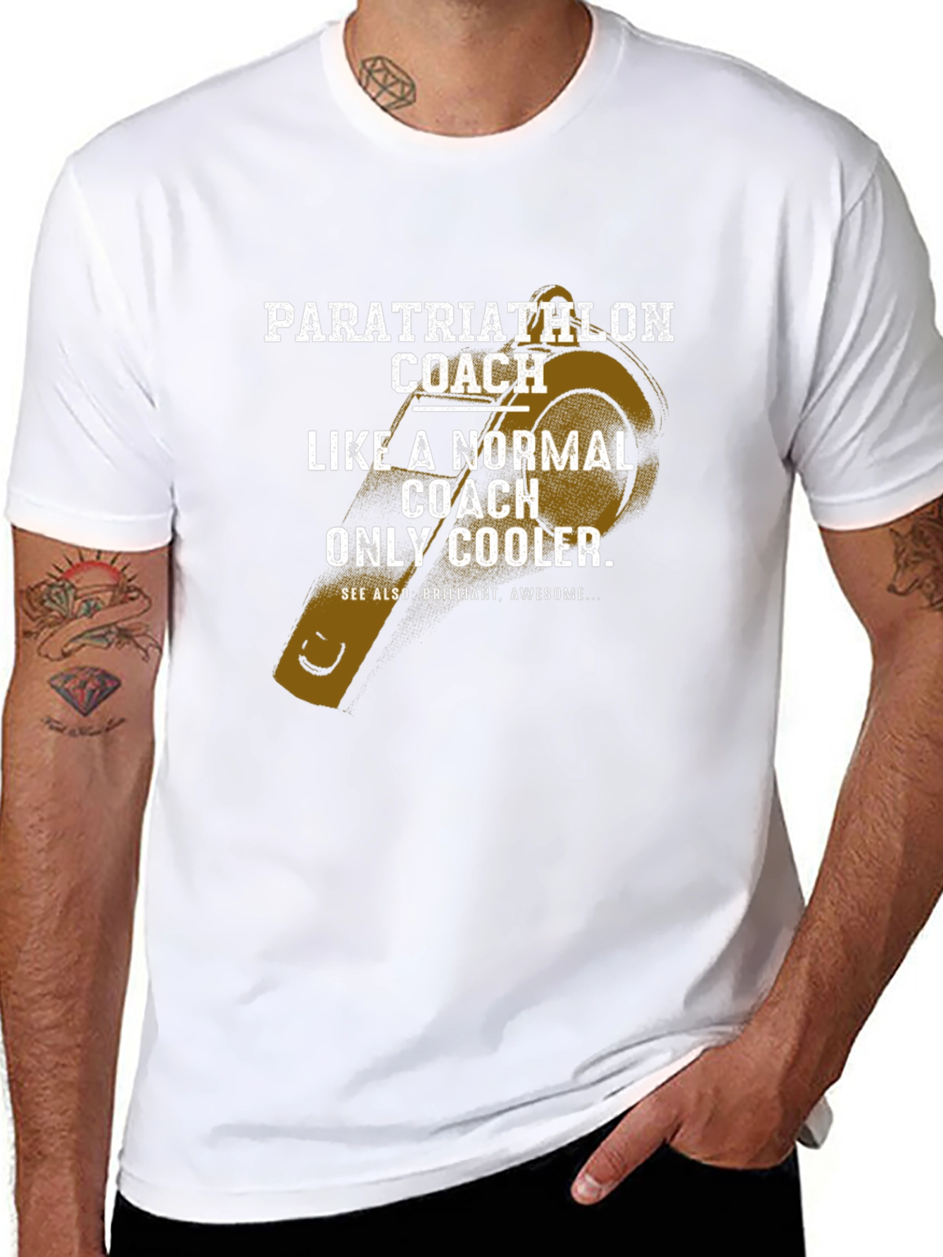 Paratriathlon Coach T-Shirt - Cool Coach Gift