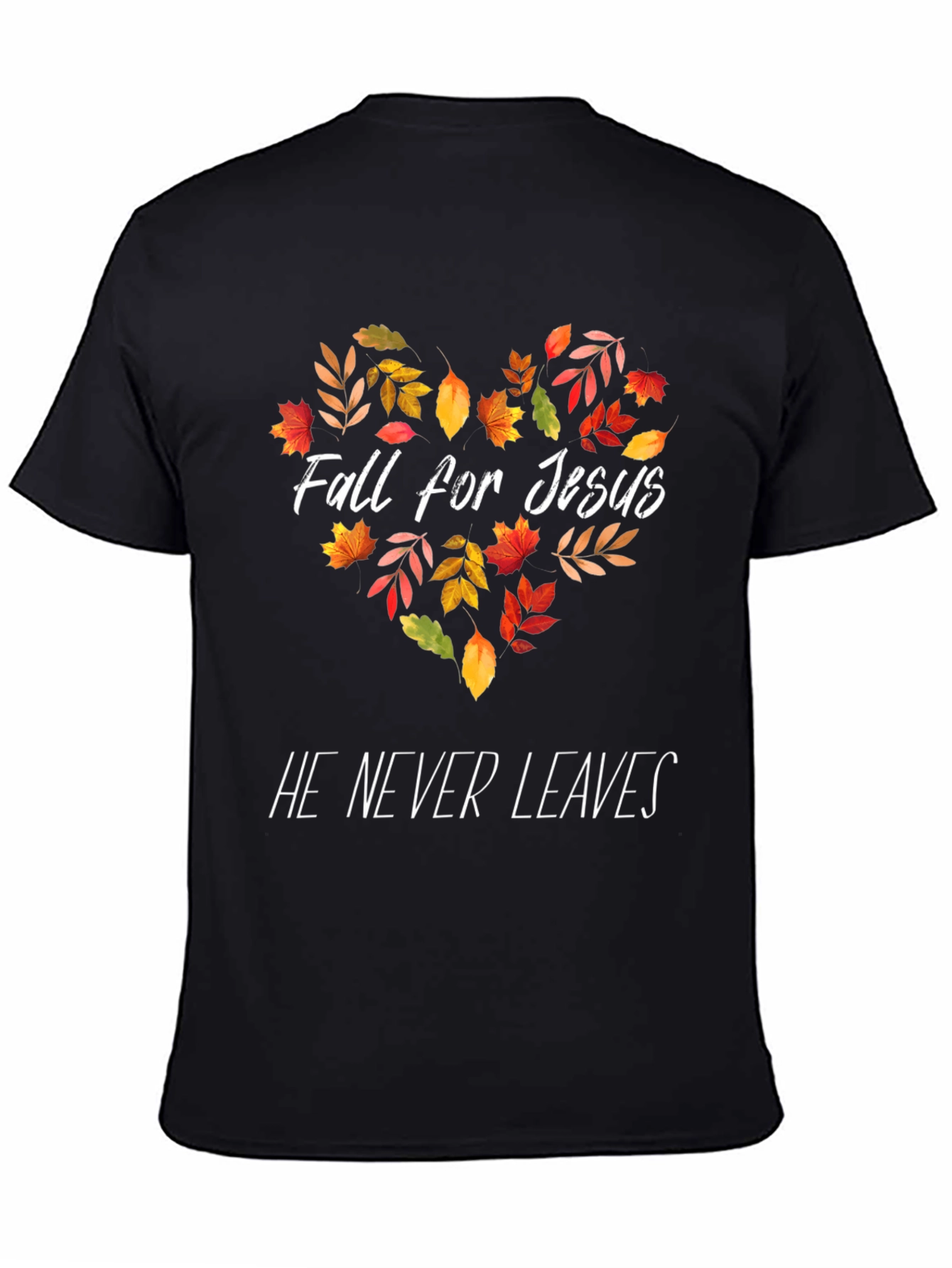 Fall for Jesus Black T-Shirt