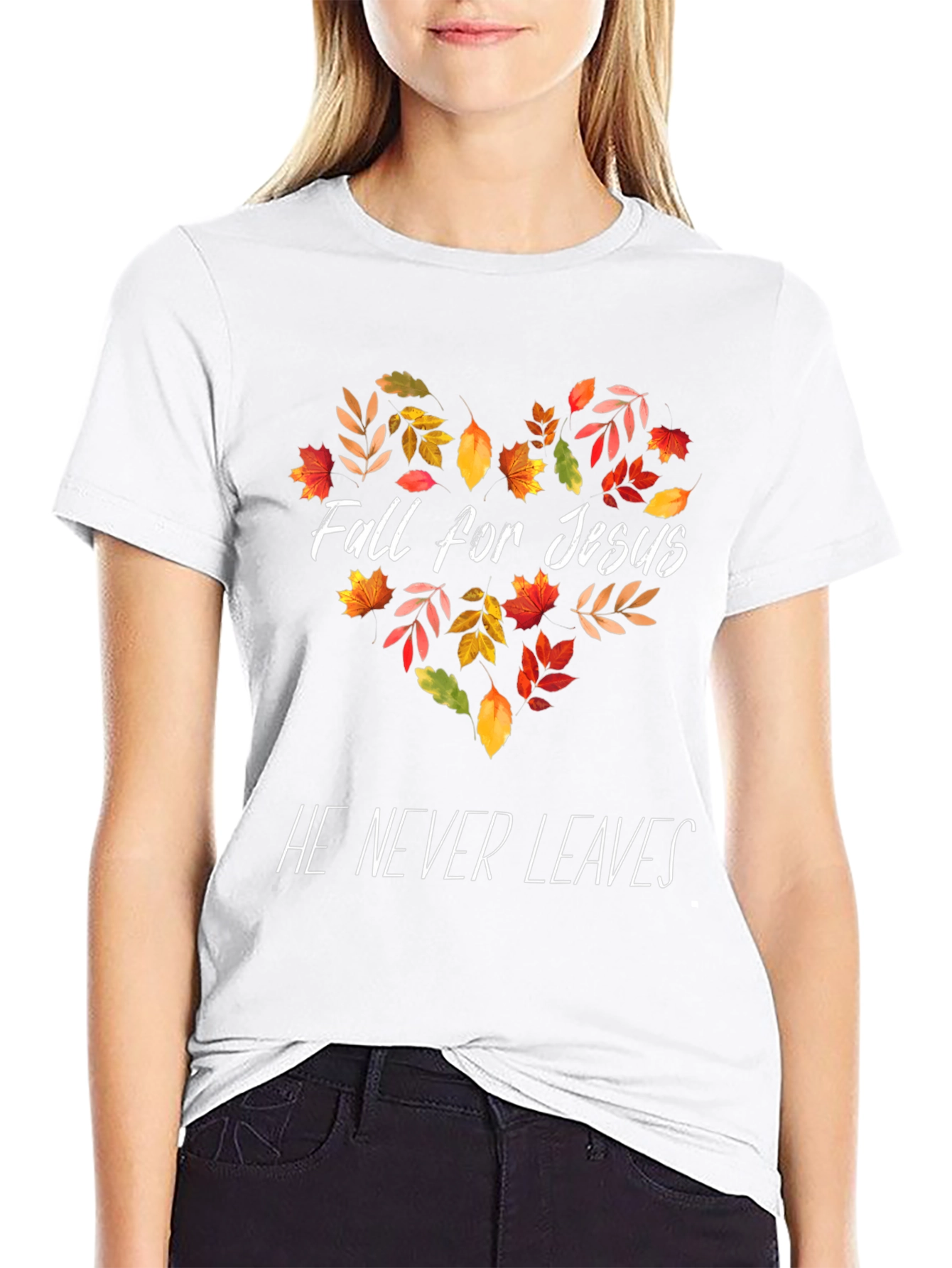 Fall for Jesus Black T-Shirt