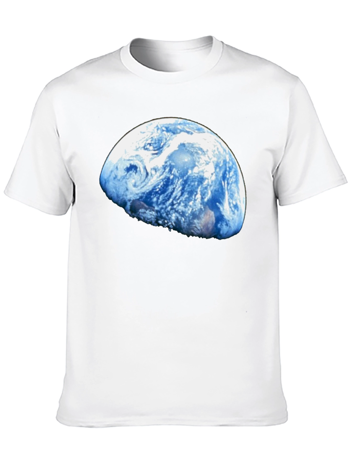 Earth Graphic T-Shirt - Black Cotton Tee
