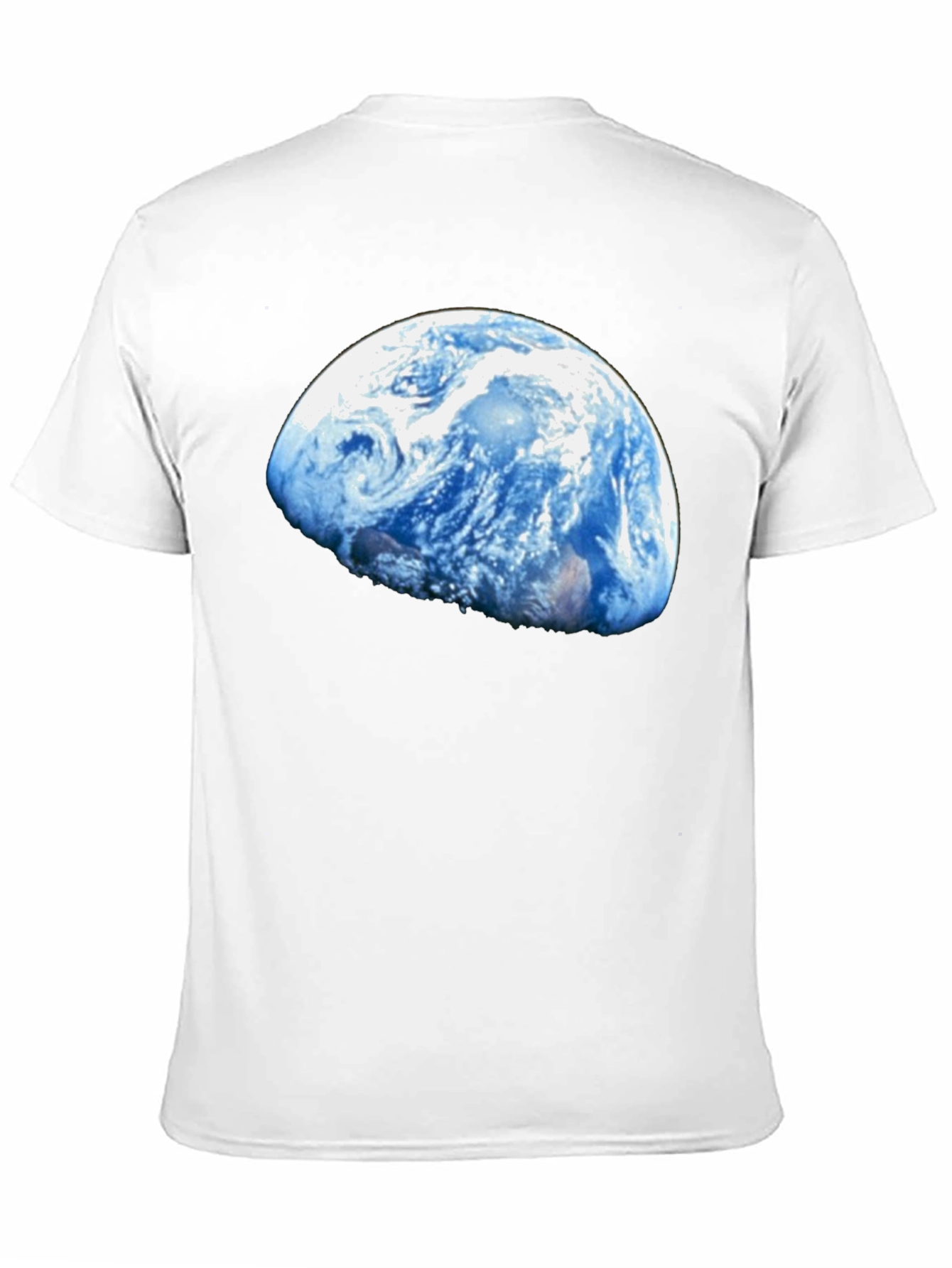 Earth Graphic T-Shirt - Black Cotton Tee