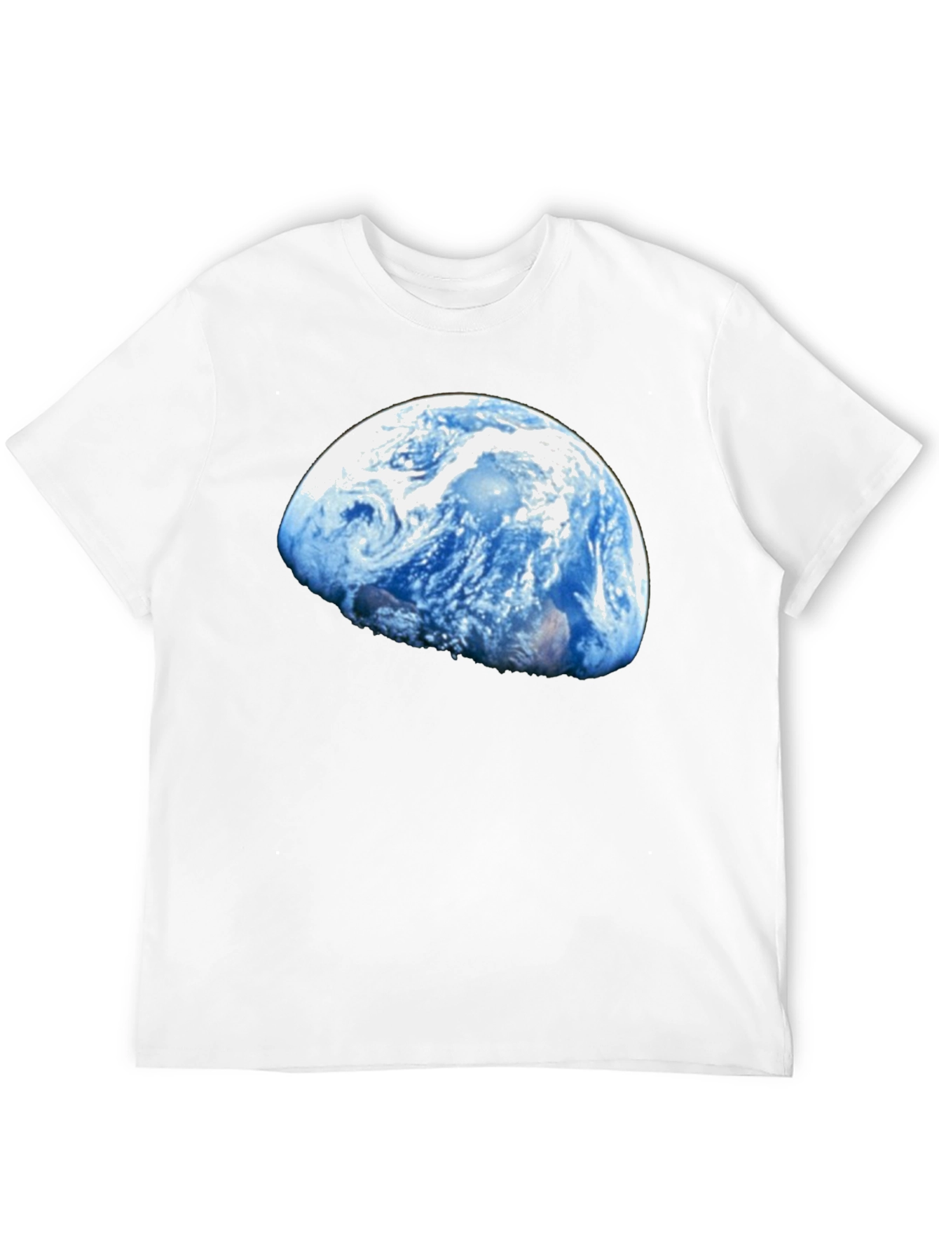 Earth Graphic T-Shirt - Black Cotton Tee