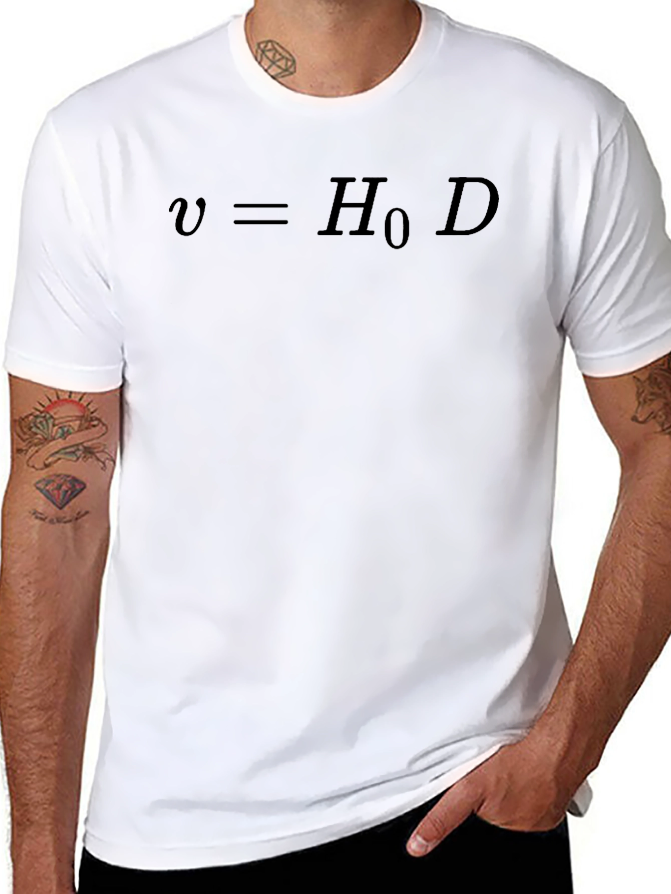 Hubbles Law Equation T-Shirt