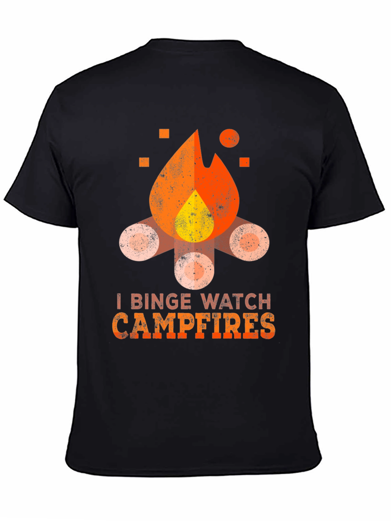 Campfire Binge Watching Graphic Tee
