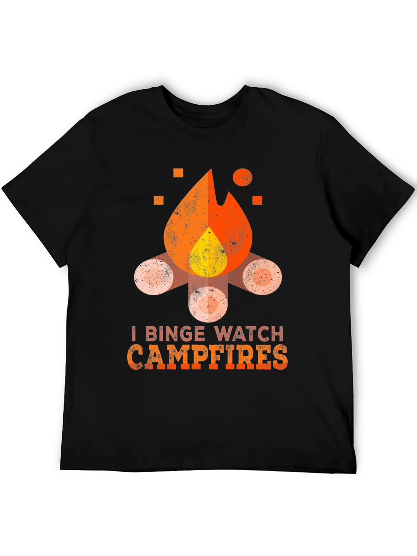 Campfire Binge Watching Graphic Tee