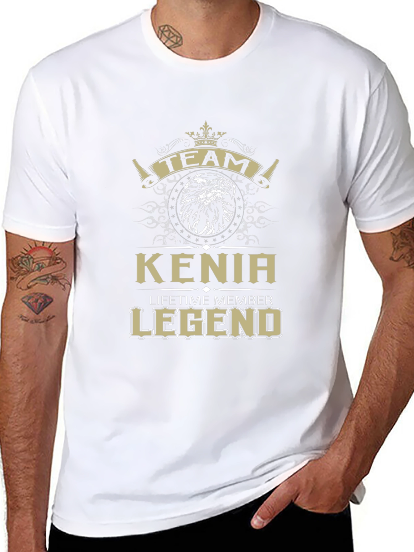 Kenia Lifetime Member Legend Black T-Shirt