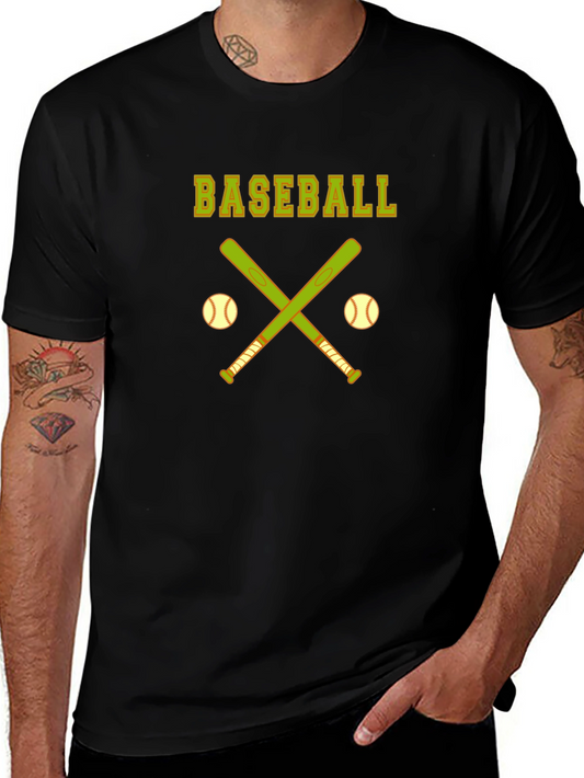 Baseball Bats & Balls Graphic T-Shirt