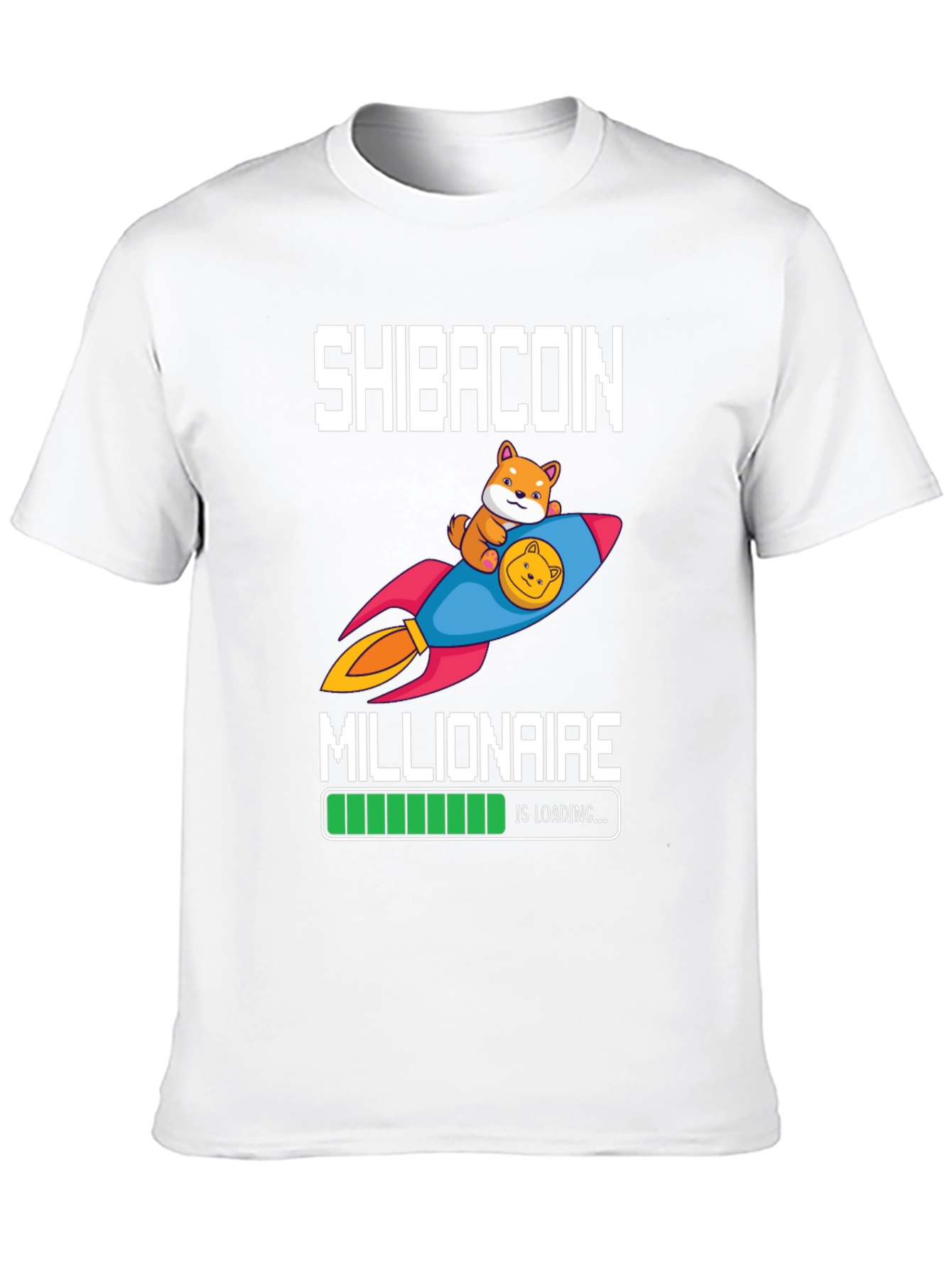 Shibacoin Millionaire Loading T-Shirt Crypto HODL