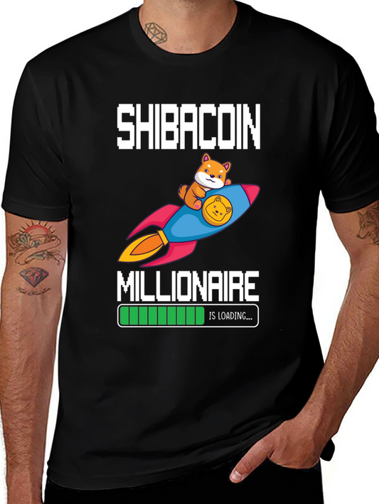 Shibacoin Millionaire Loading T-Shirt Crypto HODL
