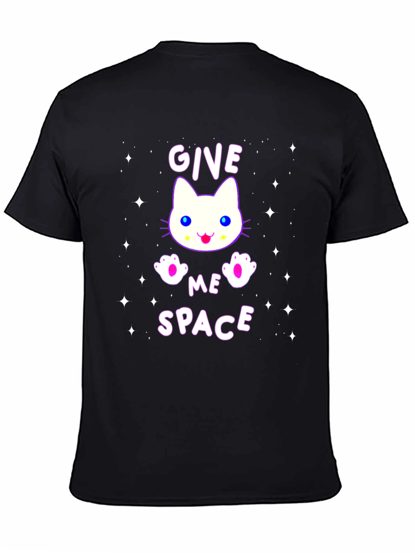 Give Me Space Cat Graphic T-Shirt