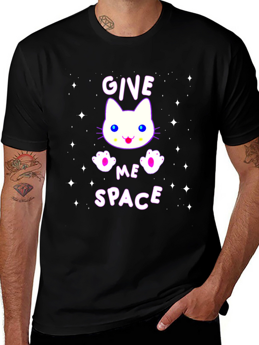 Give Me Space Cat Graphic T-Shirt