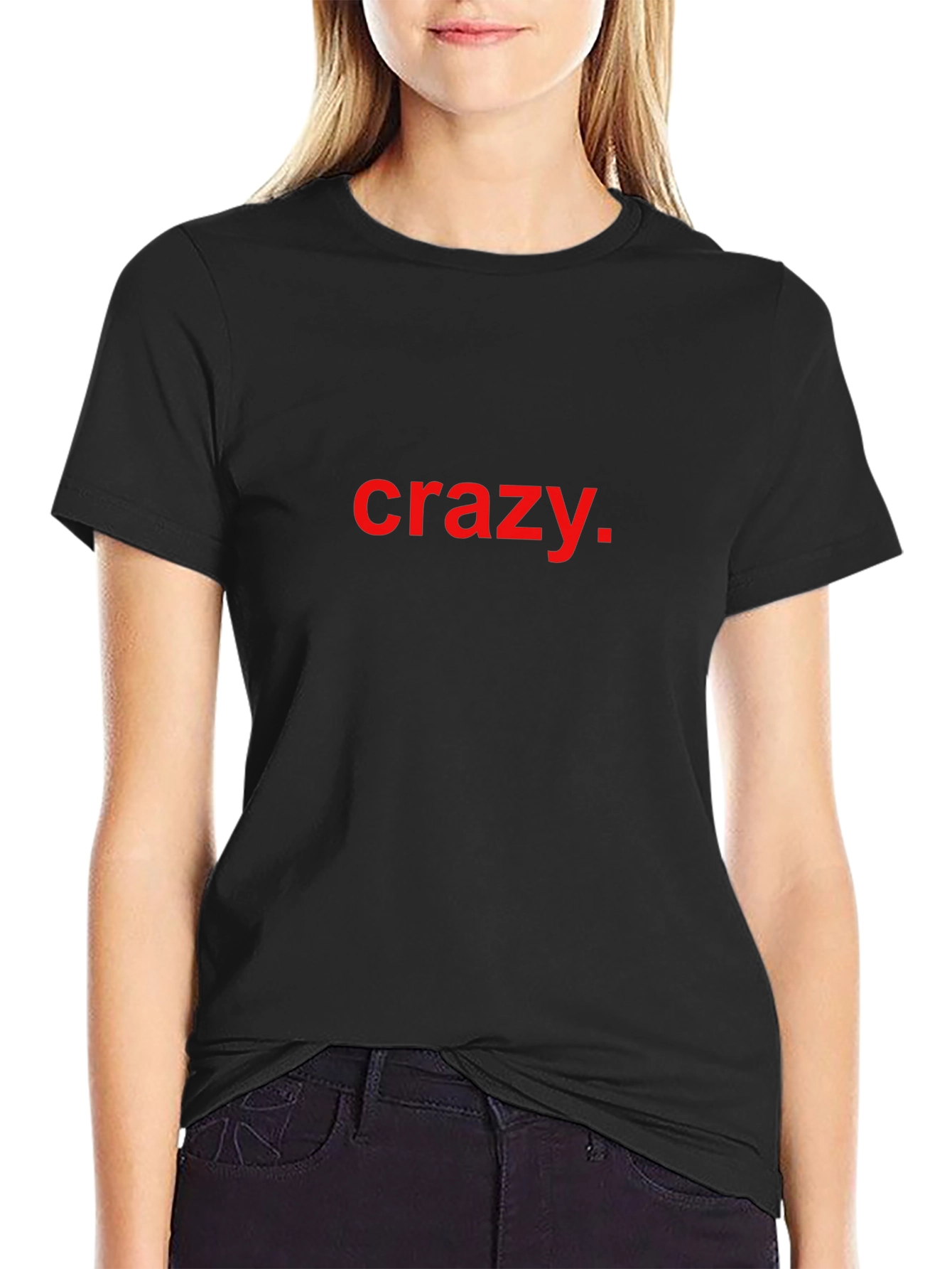 Crazy Graphic Tee - Bold Statement Shirt