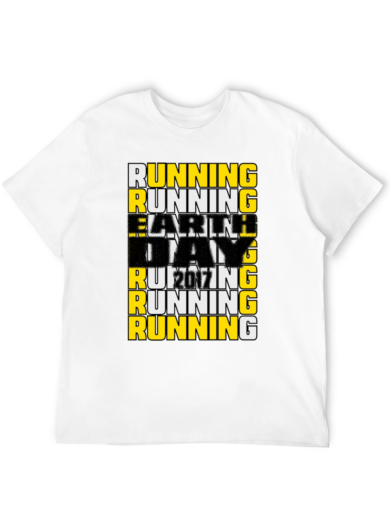 Running The Day Mens Graphic T-Shirt